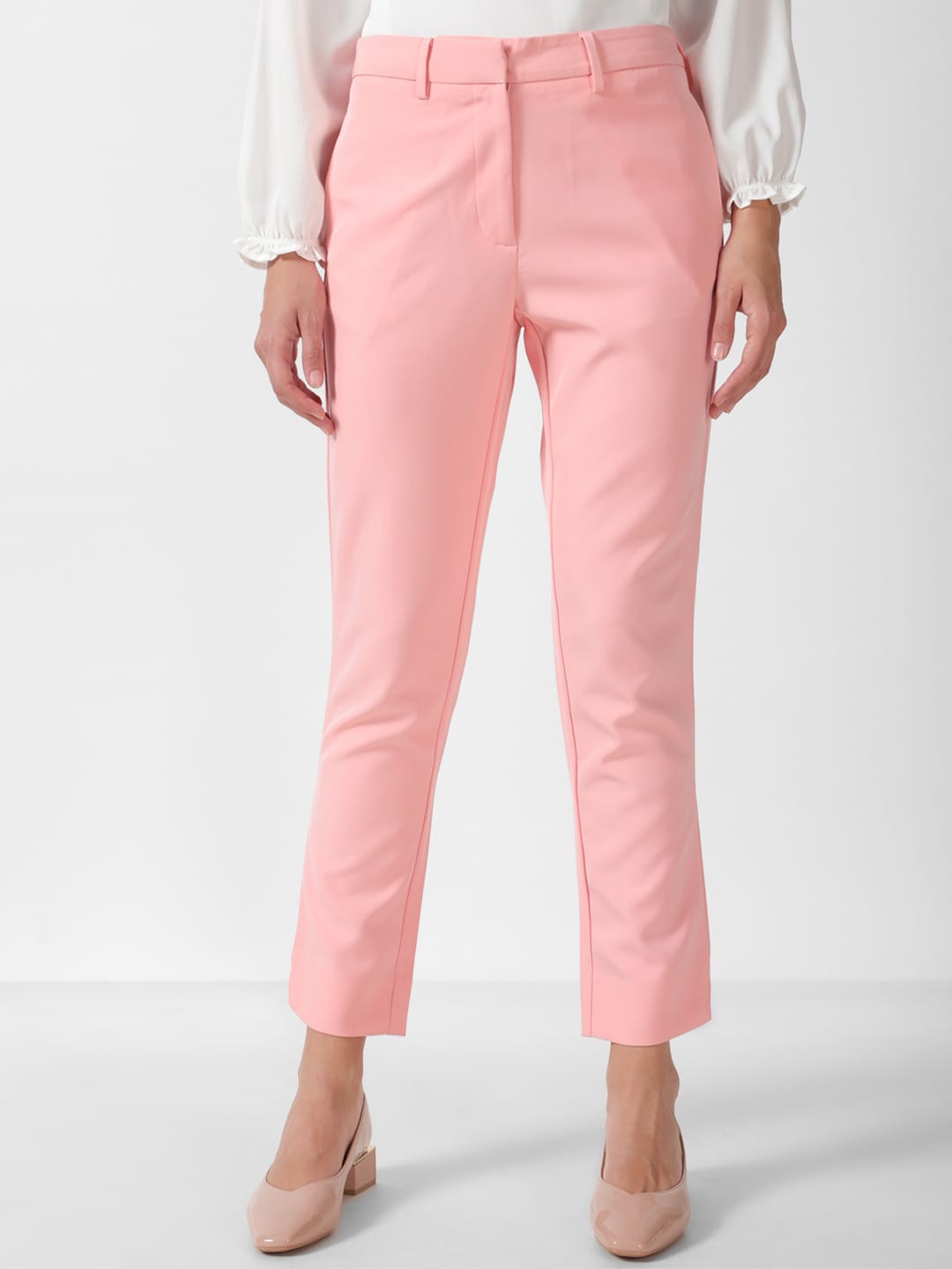 

Van Heusen Woman Women Slim Fit Cigarette Trouser, Pink