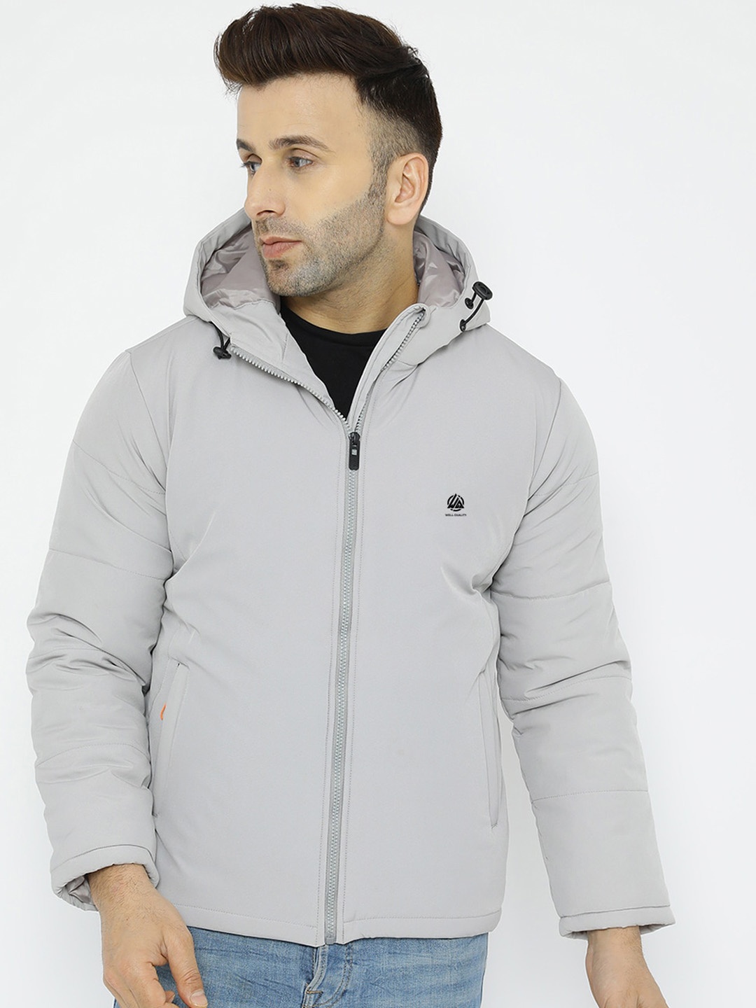 

WELL QUALITY Lightweight Dry Fit Padded Jacket, Grey