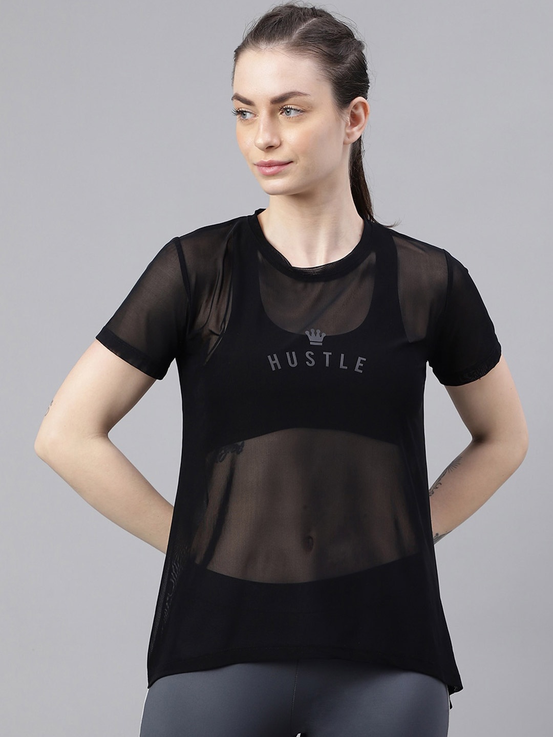 

MKH Typography Printed Dri-FIT T-shirt, Black