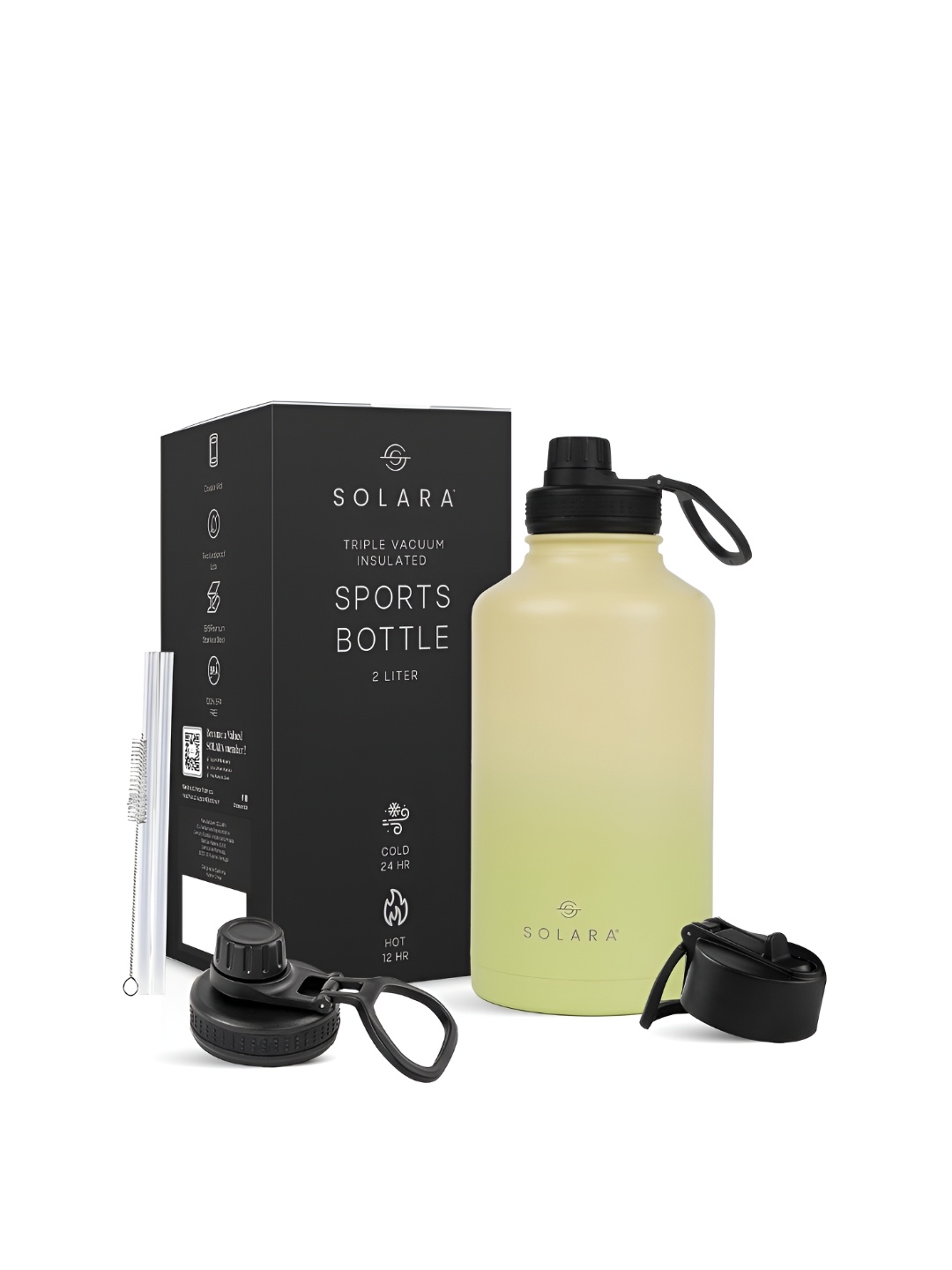 

Solara Stainless Steel Vacuum Insulated Water Bottle - 2Liter, Green