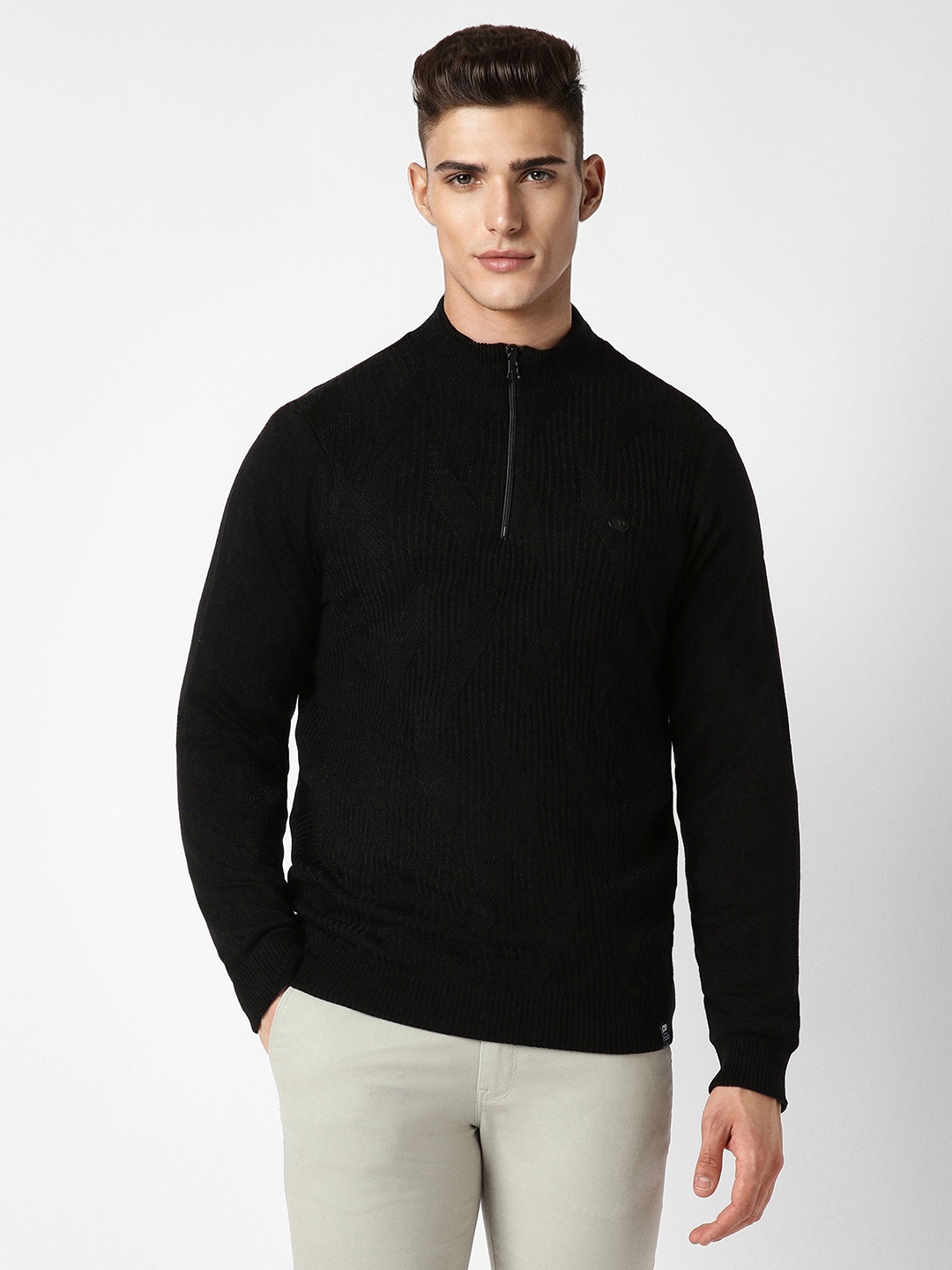 

Peter England Casuals Turtle Neck Pullover Acrylic Sweater, Teal