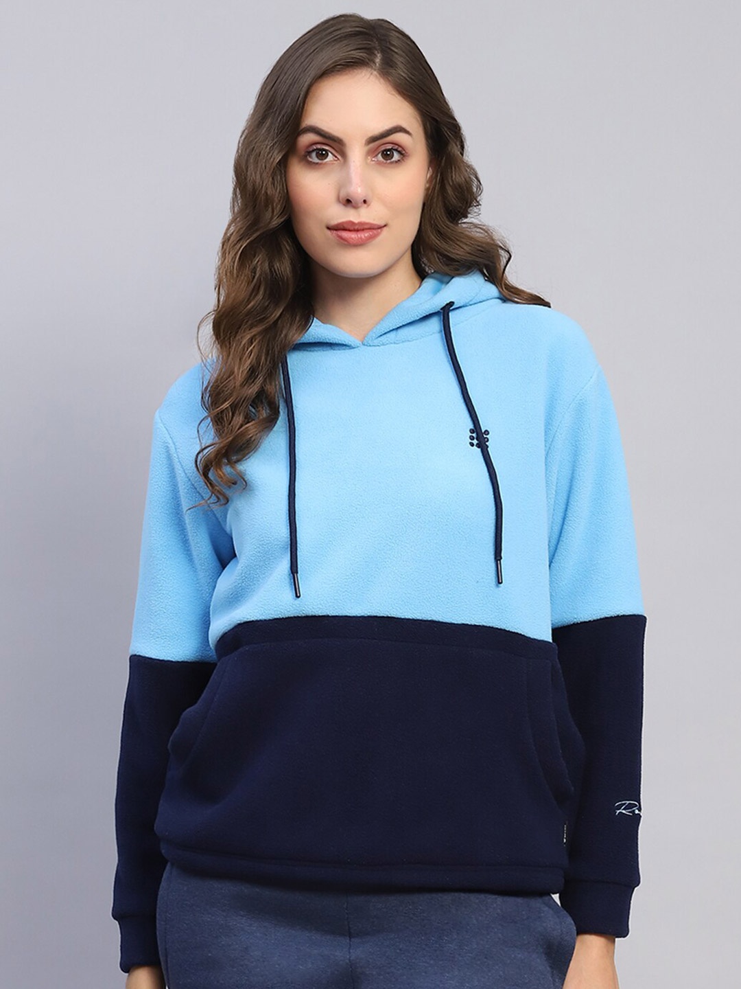 

rock.it Colourblocked Hooded Sweatshirt, Blue