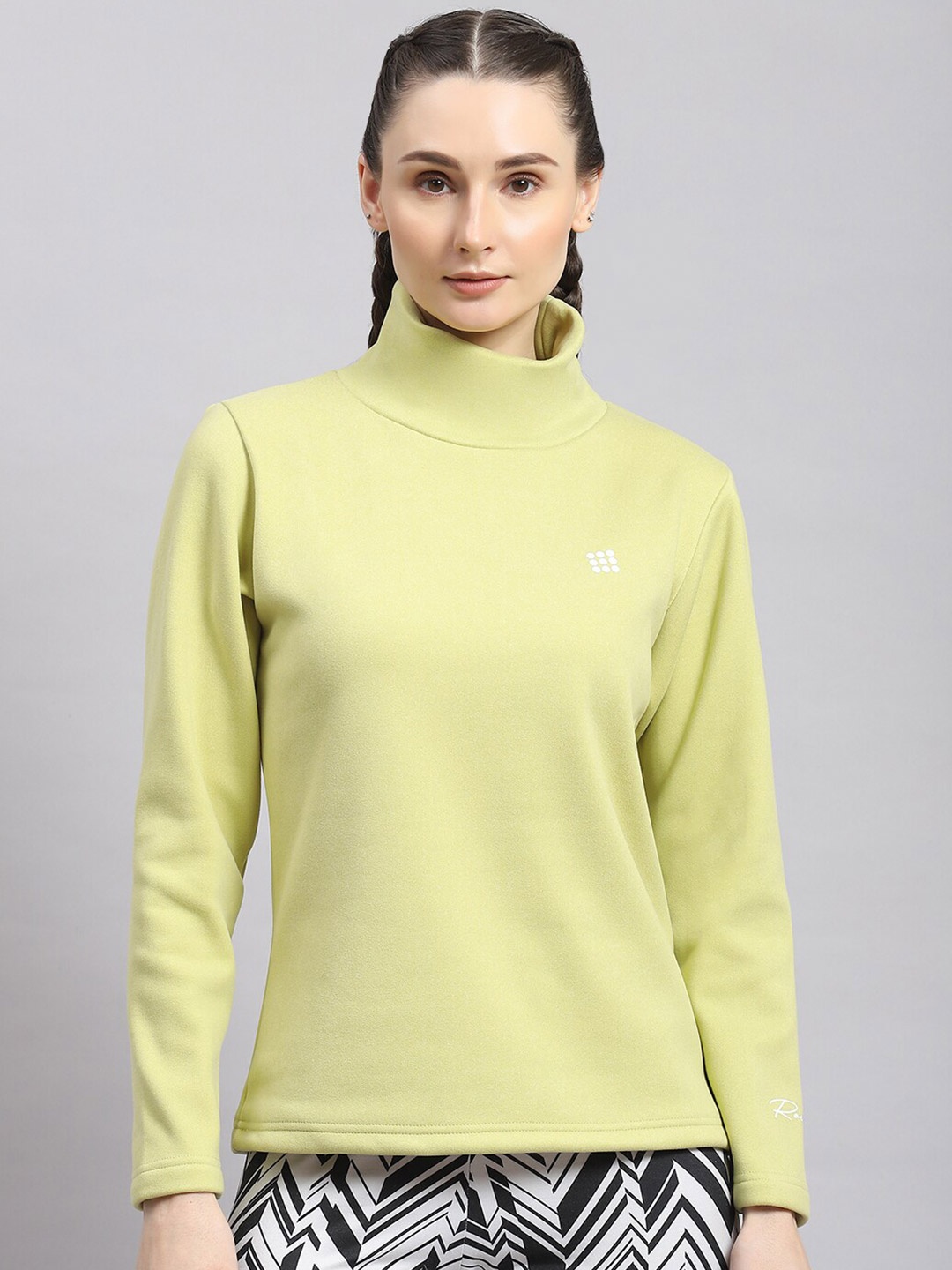 

rock.it Turtle Neck Sweatshirt, Lime green