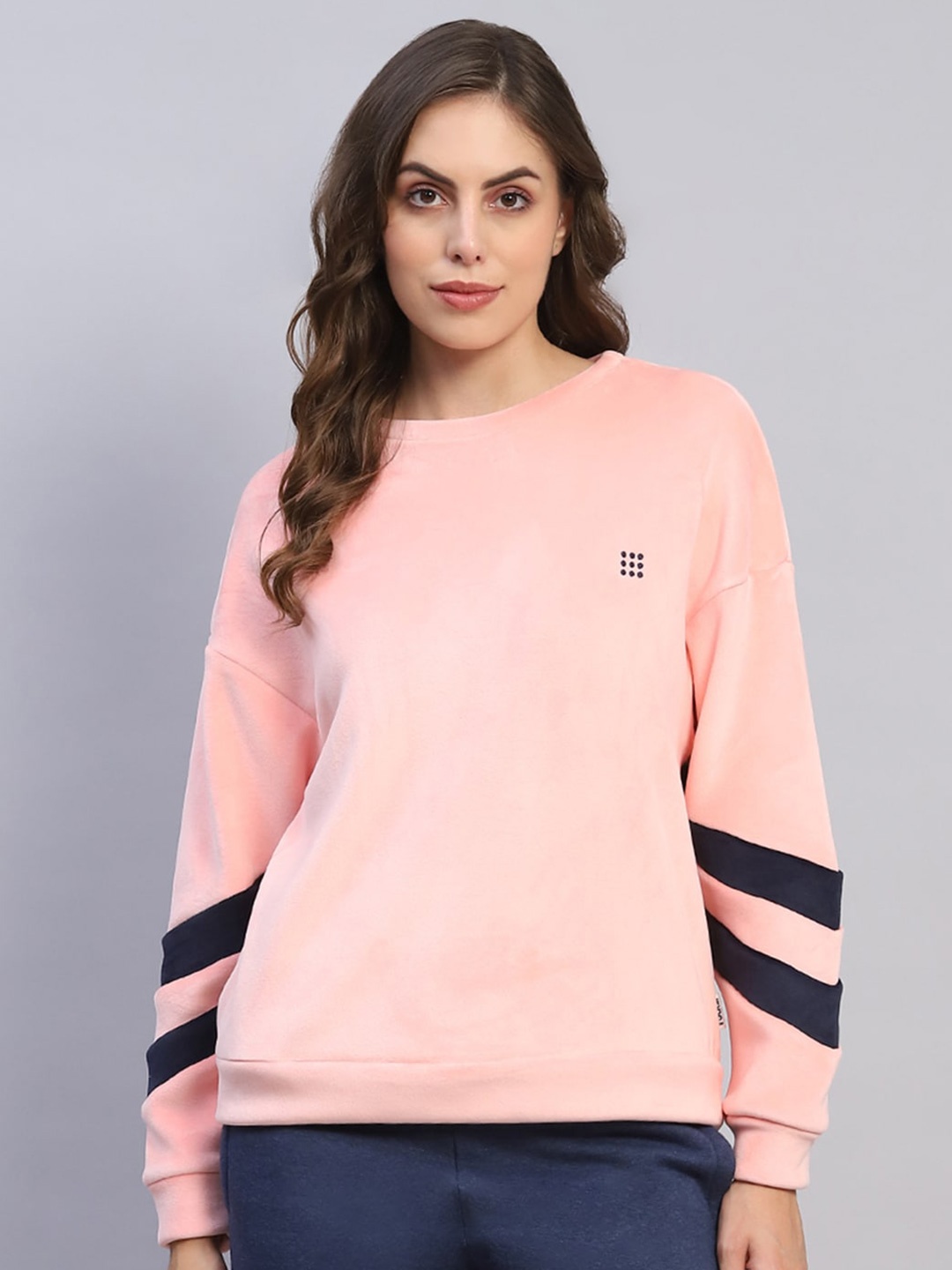 

rock.it Round Neck Pullover Sweatshirt, Pink