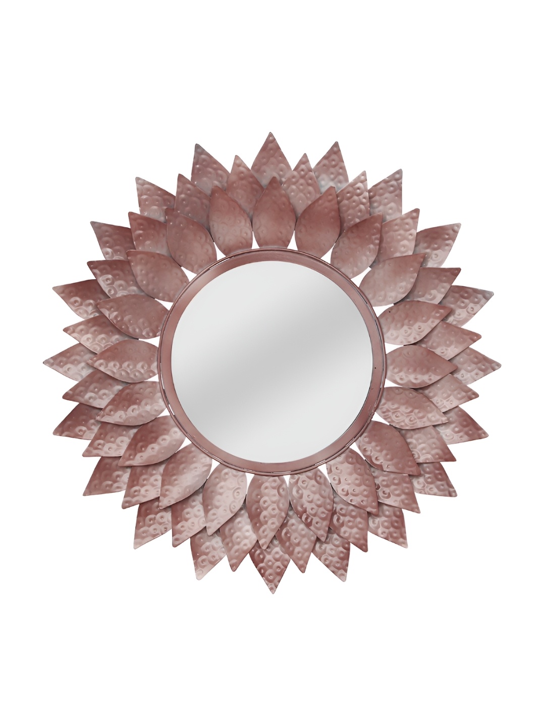 

Heritage India Pink Textured Metal Frame Wall Mirrors