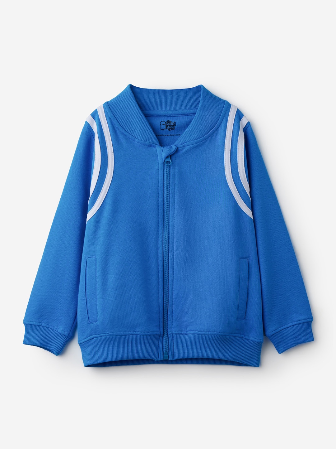 

The Souled Store Boys Lightweight Pure Cotton Tailored Jacket, Blue