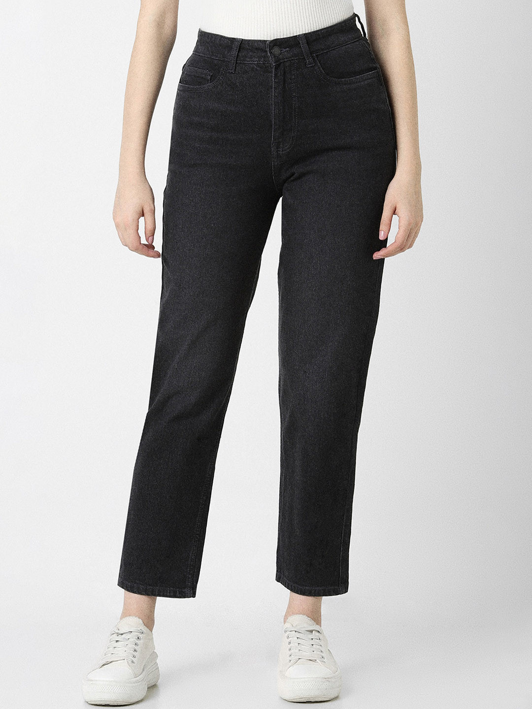 

Van Heusen Woman Dark Shade Clean Look Stretchable Jeans, Black