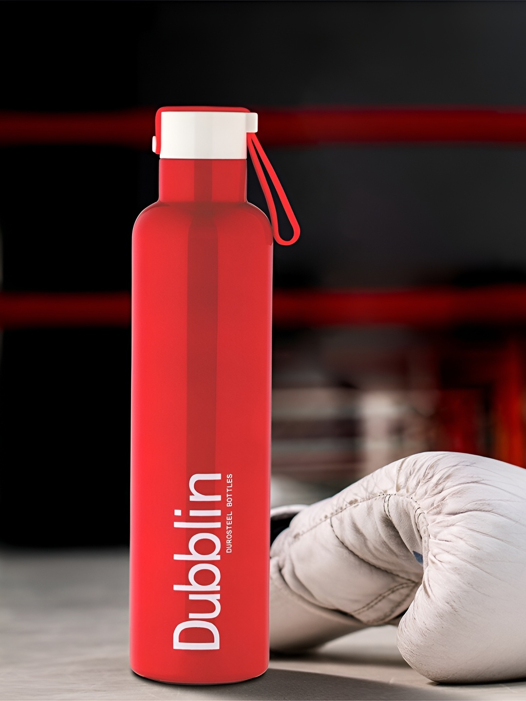 

Dubblin Red Double Wall Vacuum Stainless Steel Water Bottle 750 ml