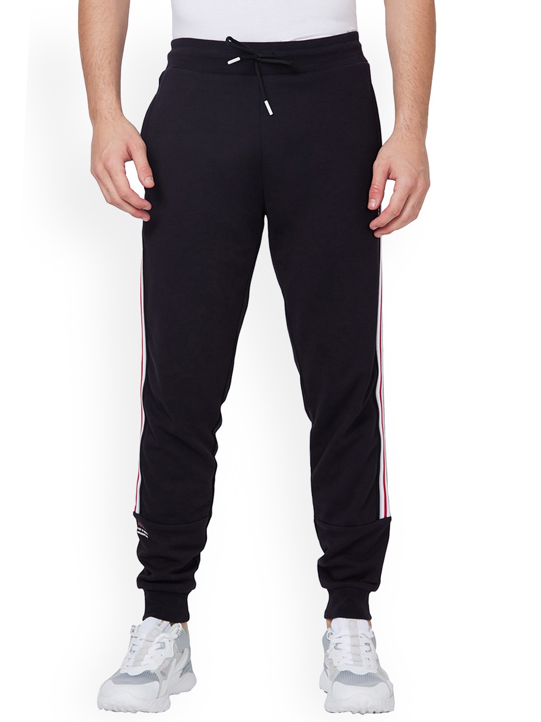 

SPYKAR Men Mid-Rise Ankle Length Slim-Fit Joggers, Blue