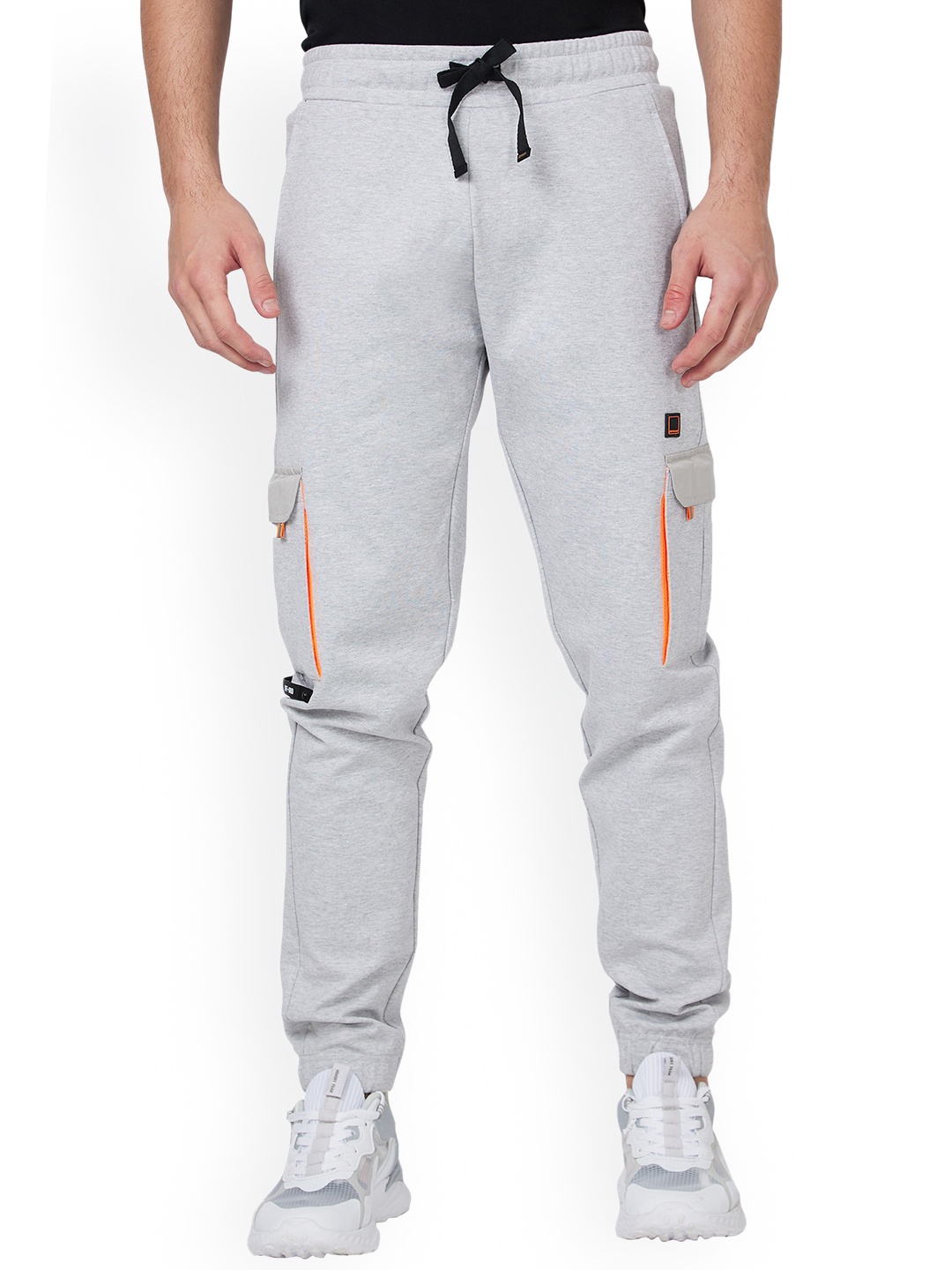 

SPYKAR Men Mid-Rise Ankle Length Joggers, Grey