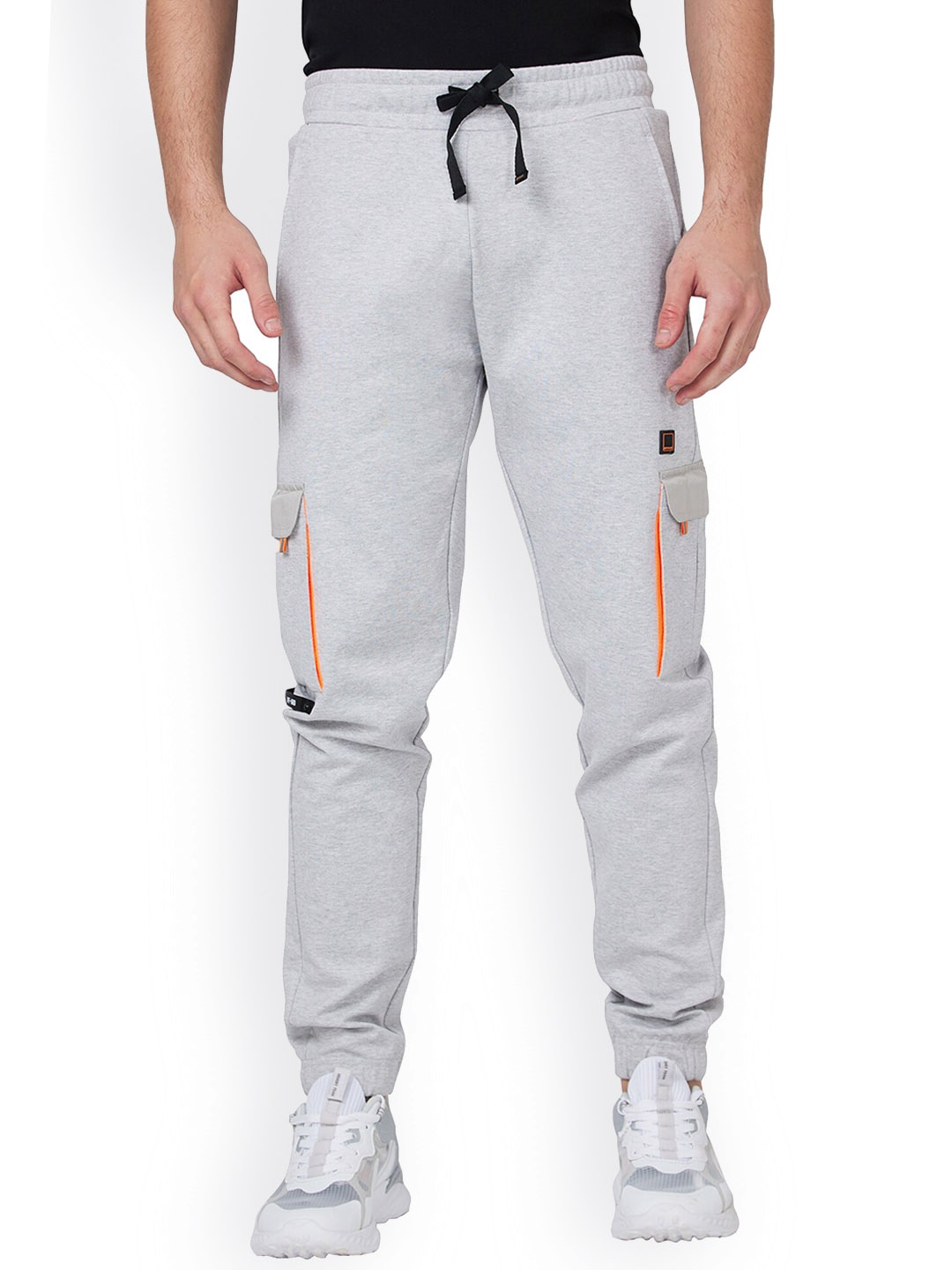

SPYKAR Men Mid Rise Ankle Length Joggers, Grey
