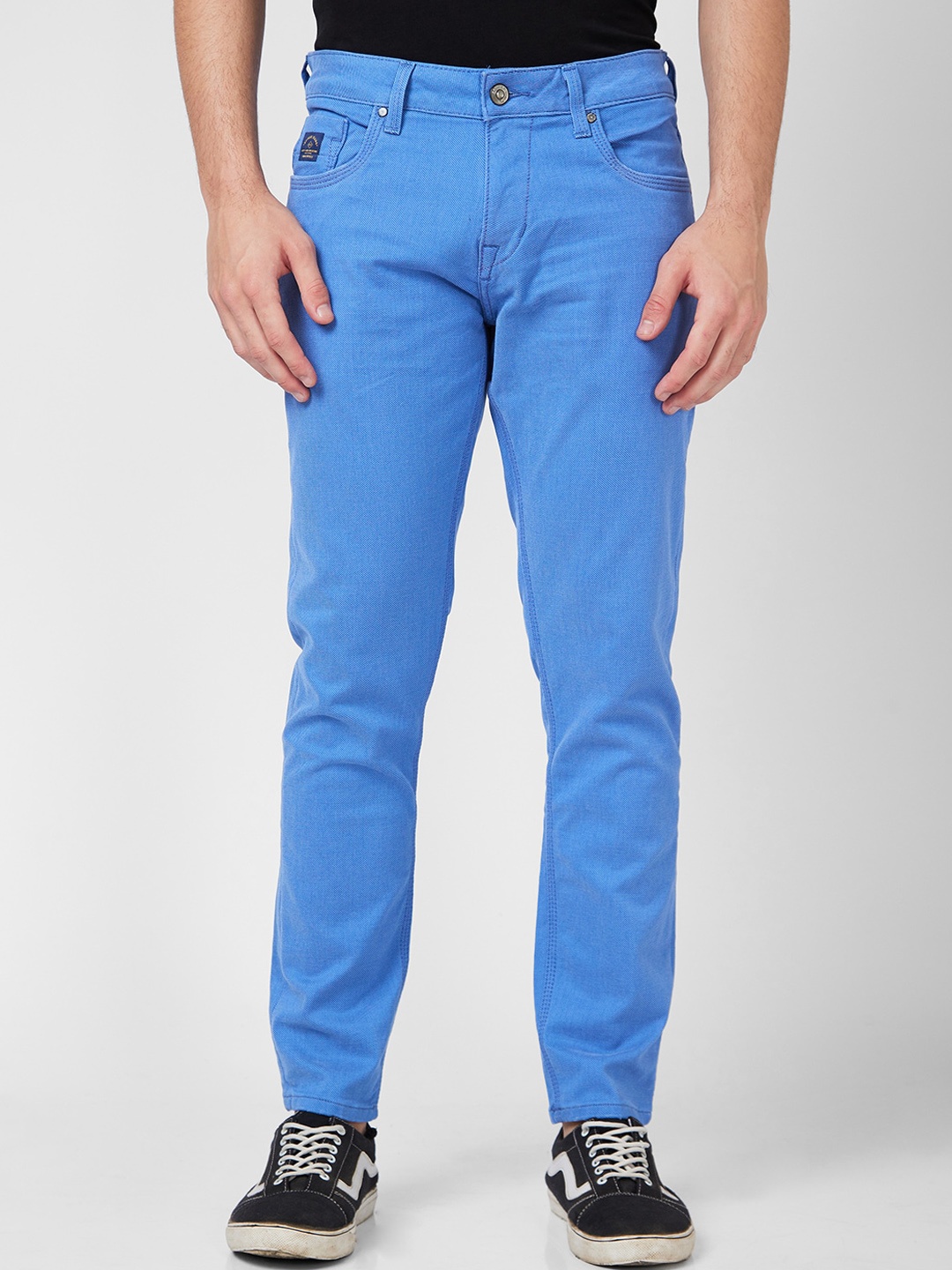 

SPYKAR Men Slim Fit Clean Look Cotton Jeans, Blue