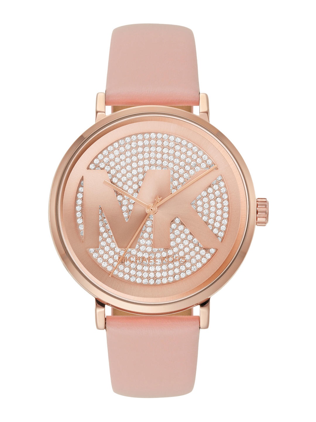 

Michael Kors Women Embellished Outlet Addyson Analogue Watch MK2957, Gold