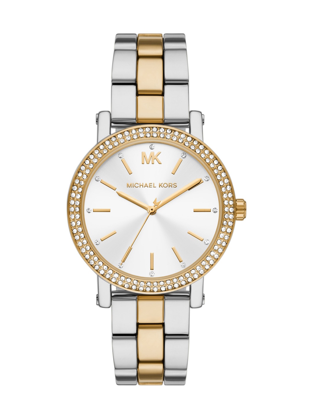 

Michael Kors Women Corey Analogue Watch MK7348, Silver