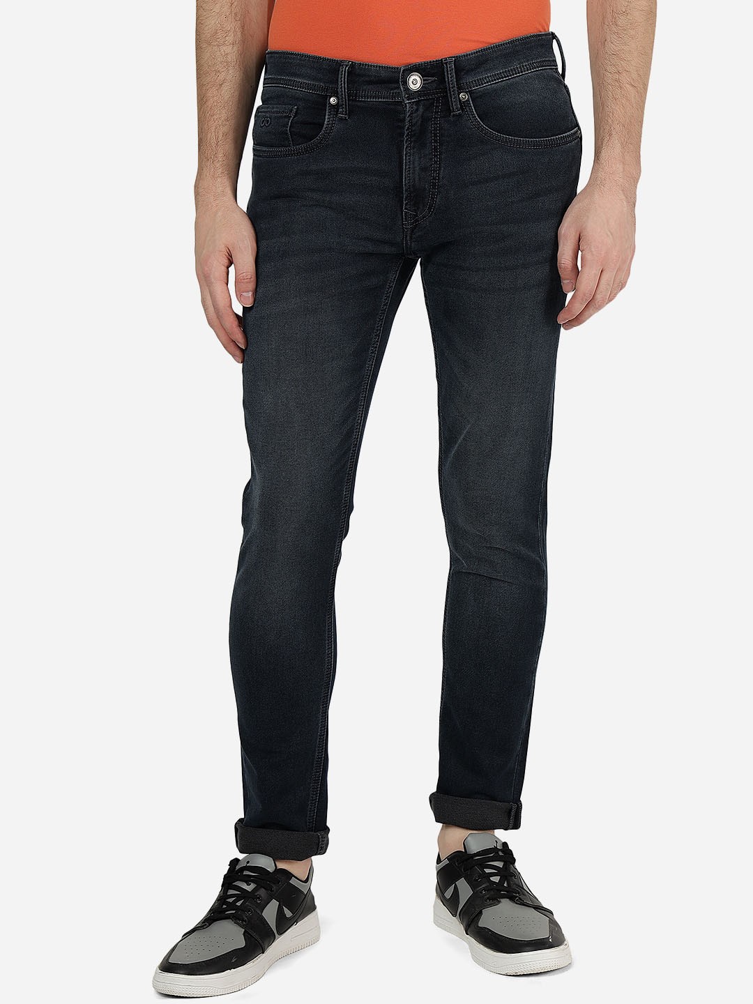 

JADE BLUE Men Slim Fit Light Fade Clean Look Stretchable Jeans