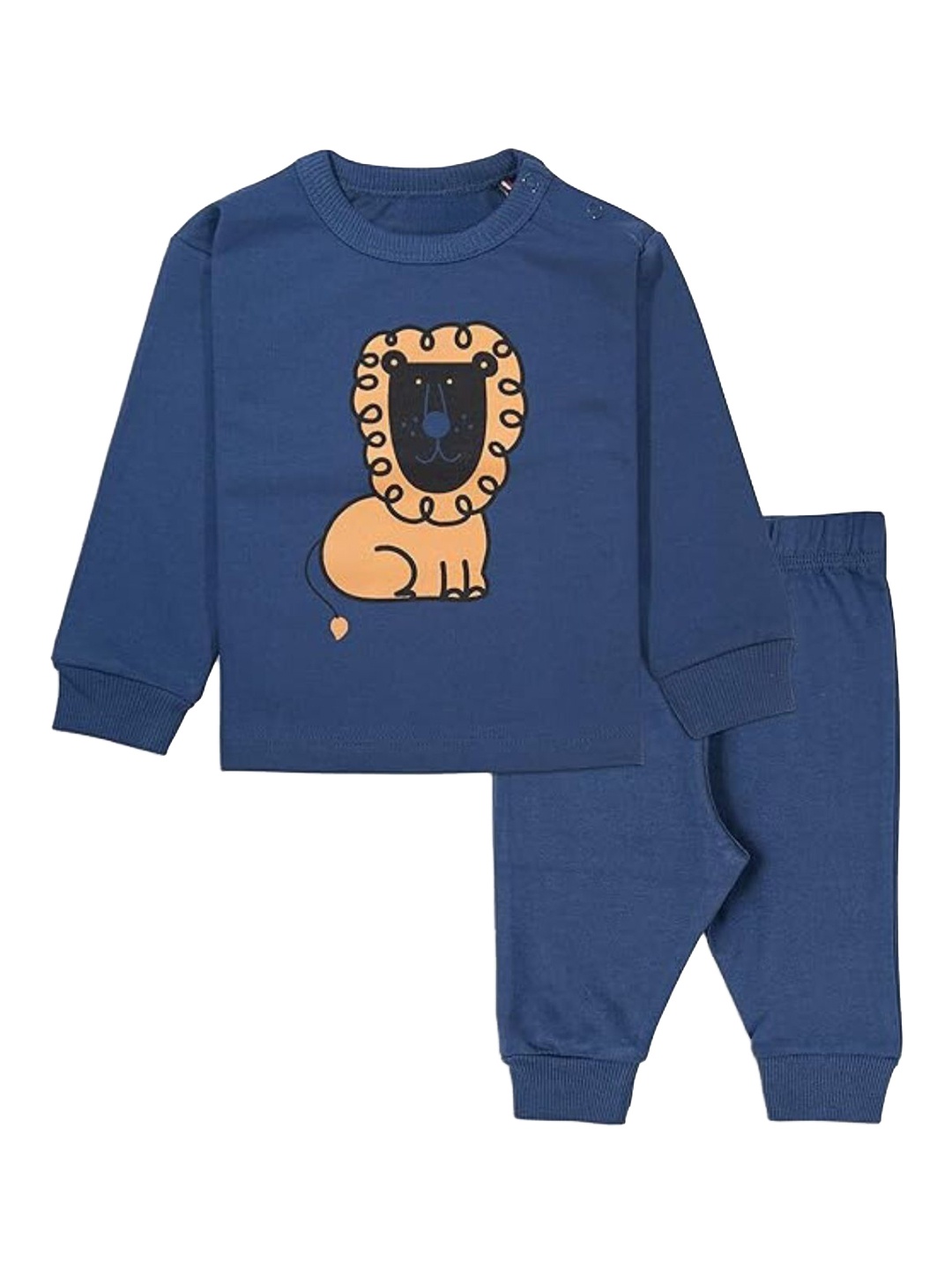 

BAESD Kids Graphic Printed Pure Cotton Tracksuit, Blue