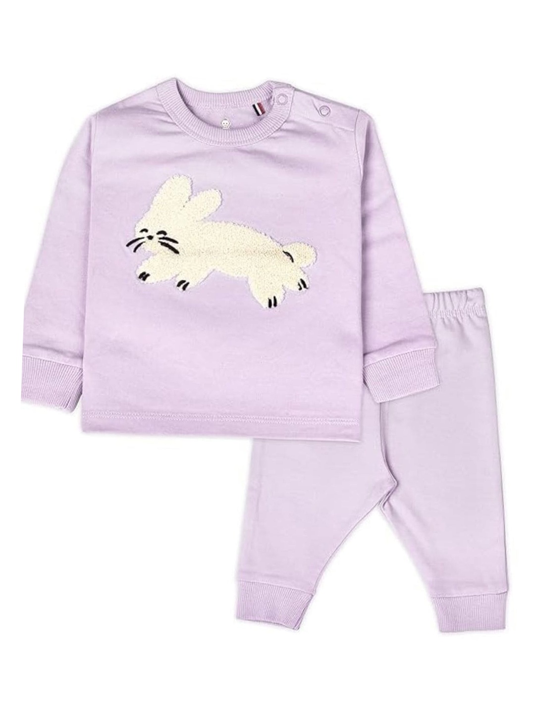 

BAESD Kids Printed Pure Cotton Tracksuit, Lavender