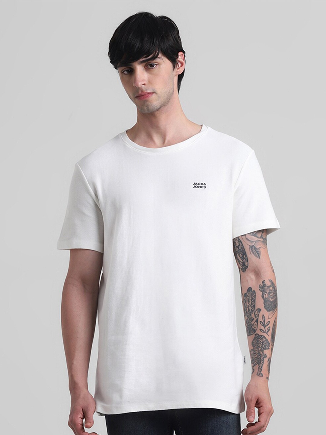

Jack & Jones Pure Cotton Boxy T-shirt, White