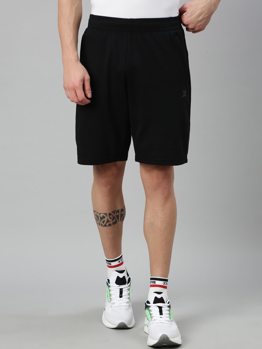 

Xtep Men Training Or Gym Sports Shorts, Black