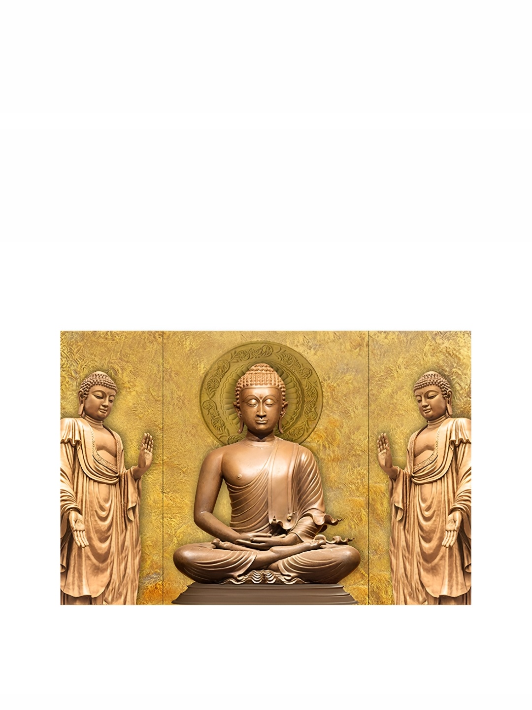 

Heritage India Gold Toned 3 Piece Religious Wall Paintings
