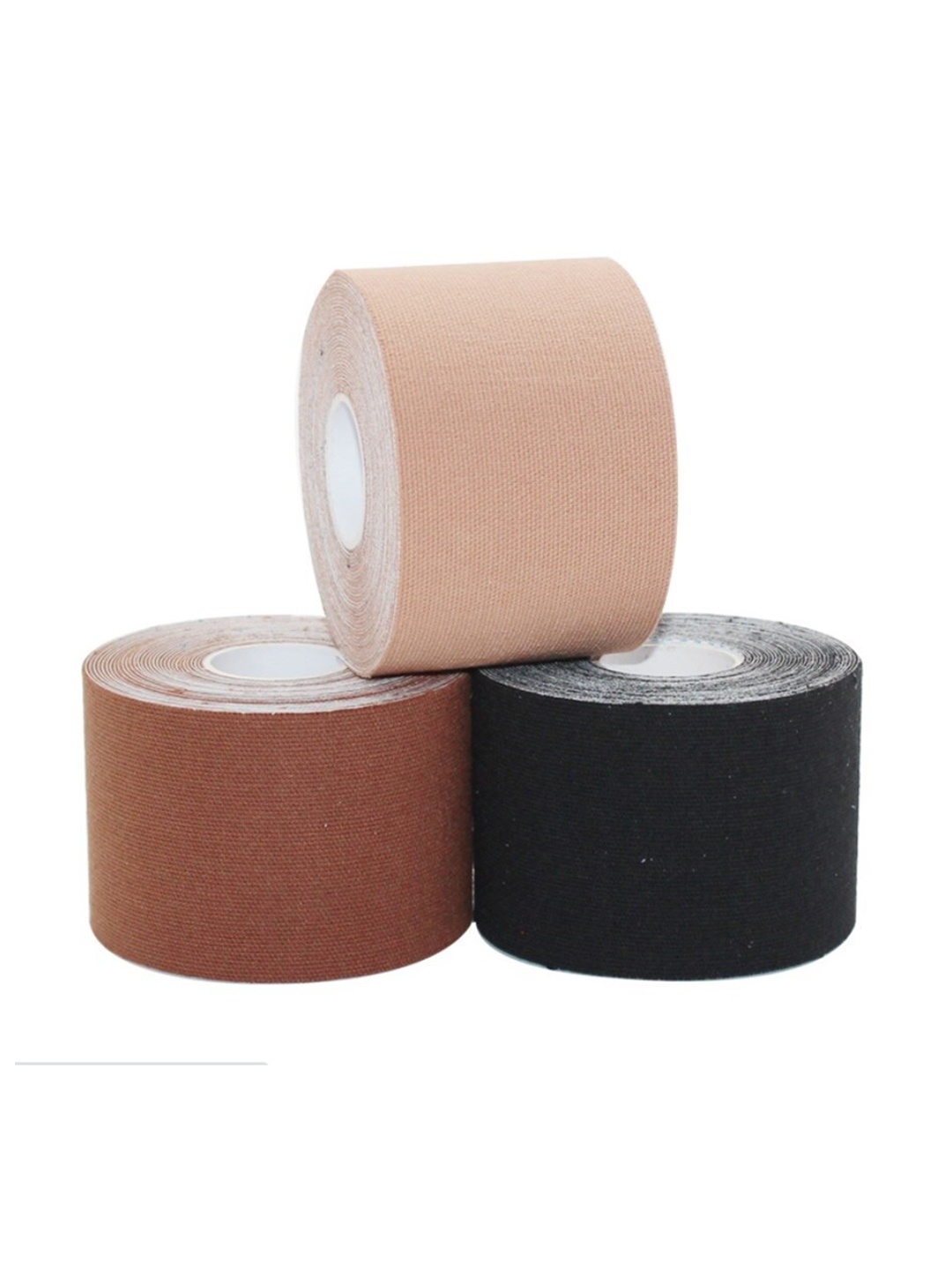 

PLUMBURY Set Of 3 Adhesive Breast-Lift Body Tapes, Black