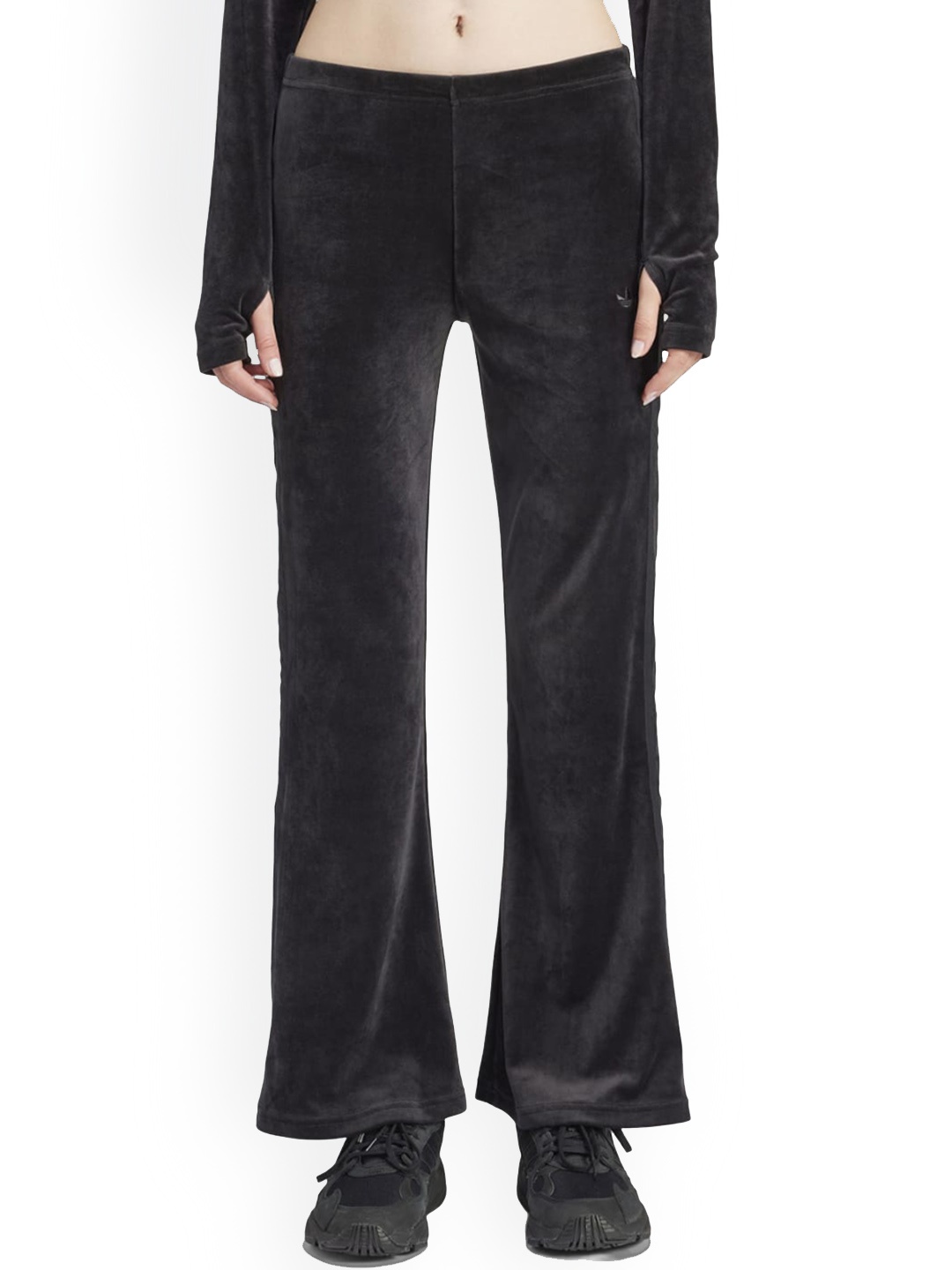 

ADIDAS Originals Slim-Fit Bootcut Trousers, Black