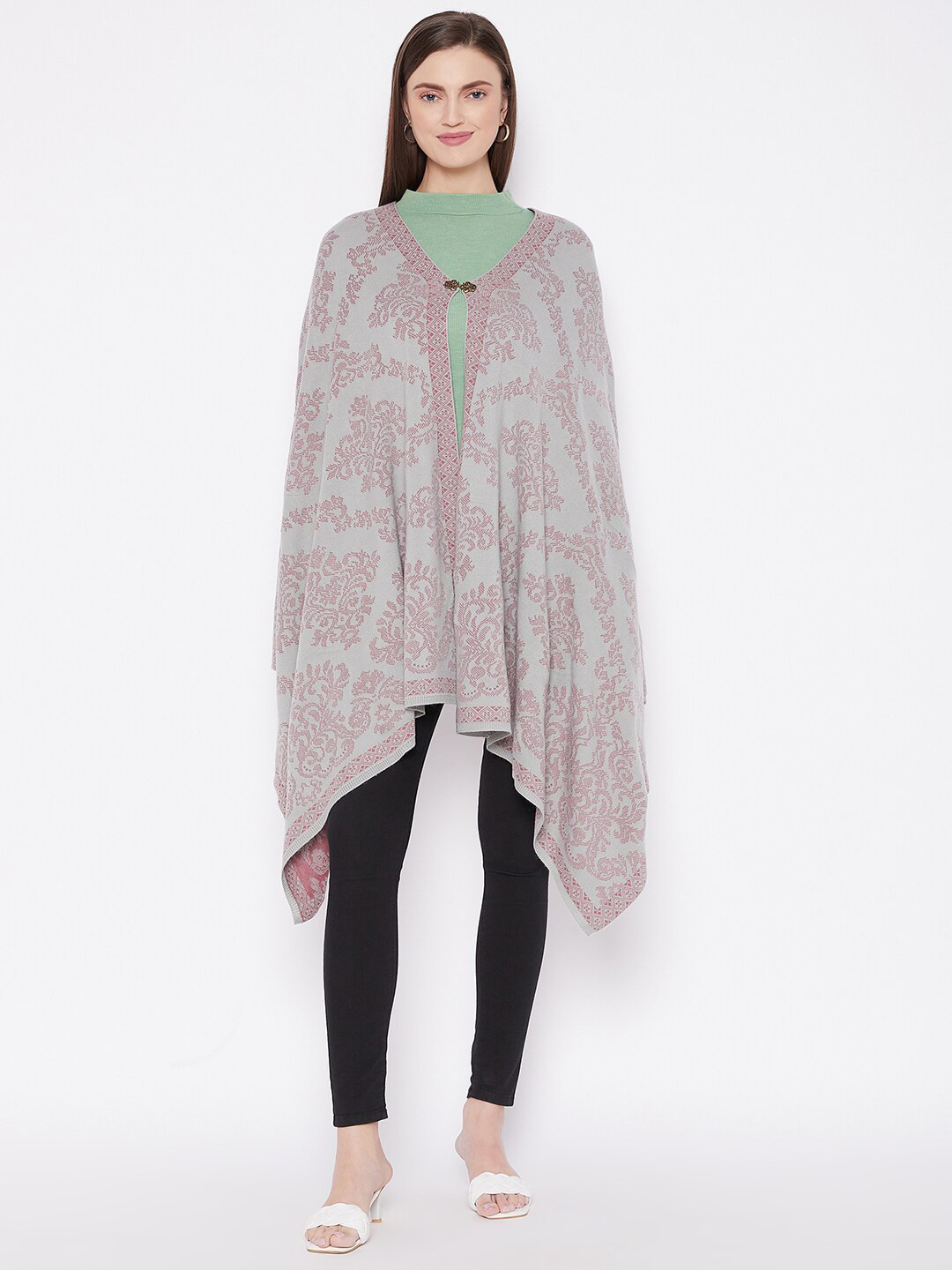 

Knitstudio Self Design Knitted Shawl, Grey