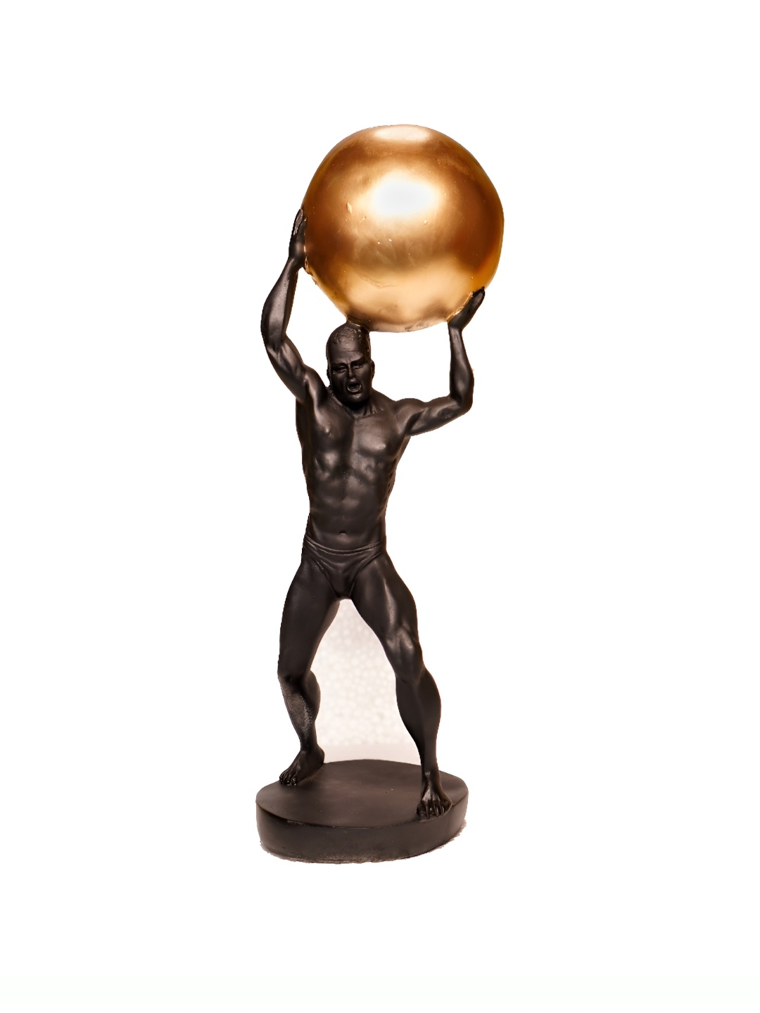 

SANKALAN CREATIONS Black & Gold Toned Figurine Showpiece