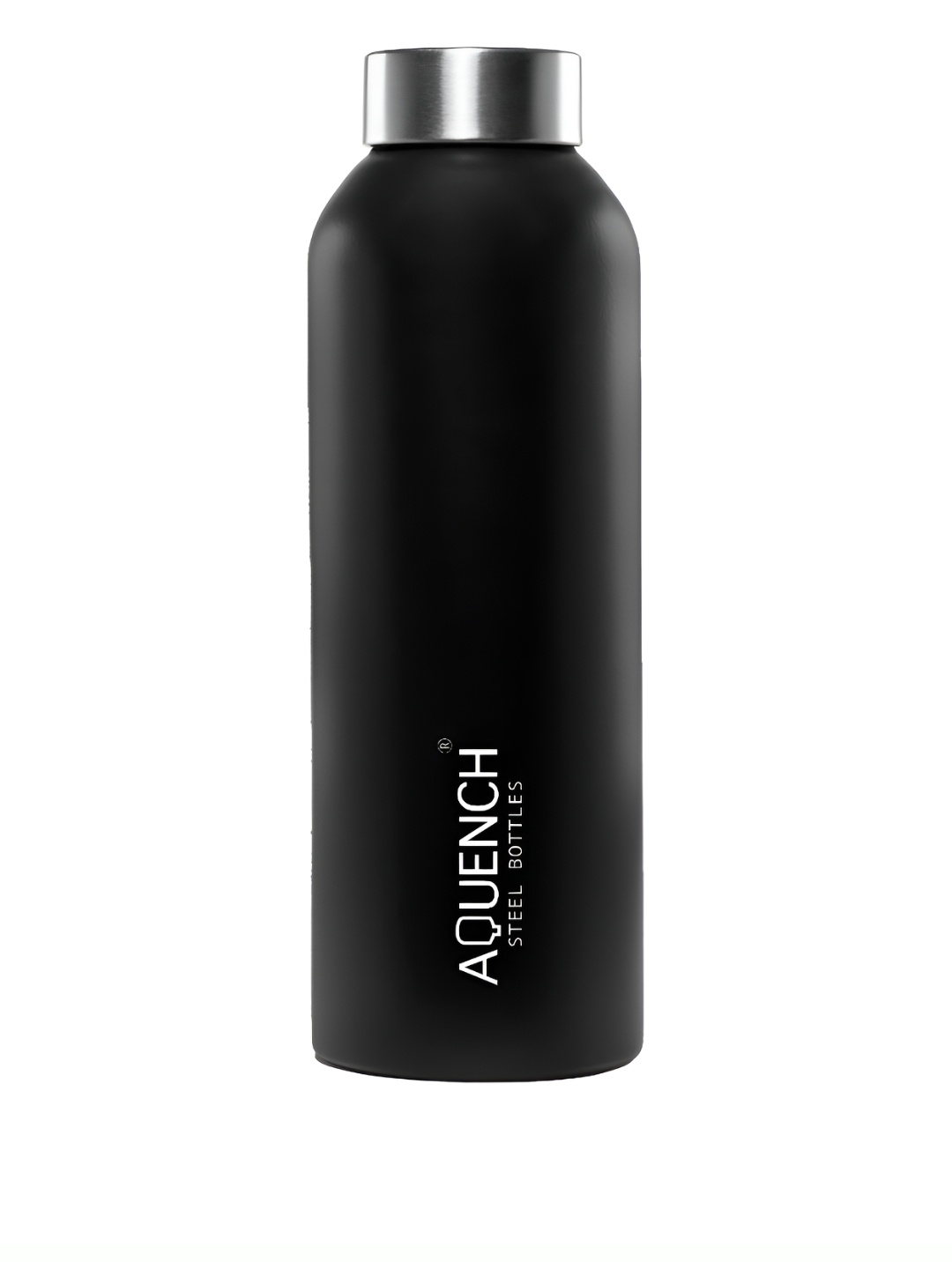 

AQUENCH Black Stainless Steel Water Bottle1 Ltr