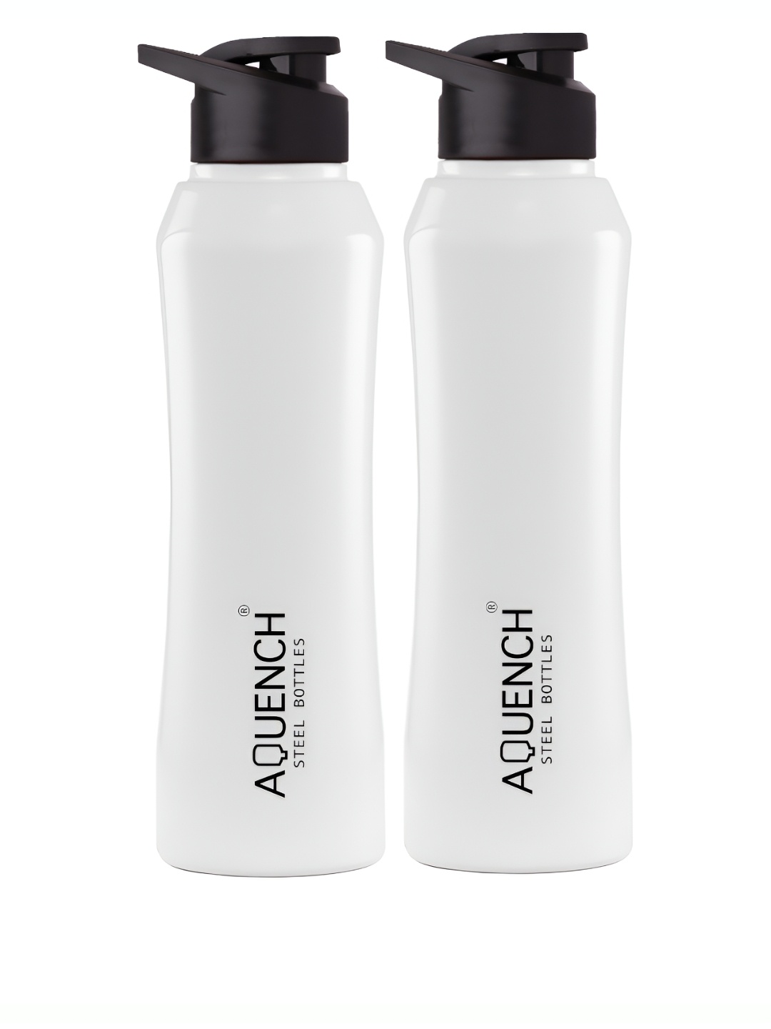 

AQUENCH White 2 Pieces Stainless Steel Solid Water Bottle