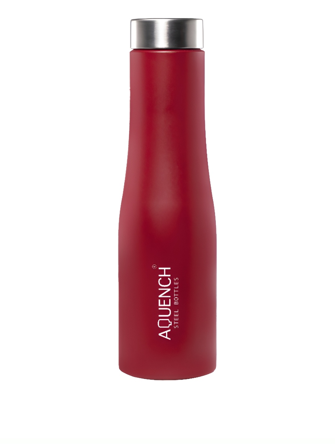 

AQUENCH Red Single Stainless Steel Solid Water Bottle 1L