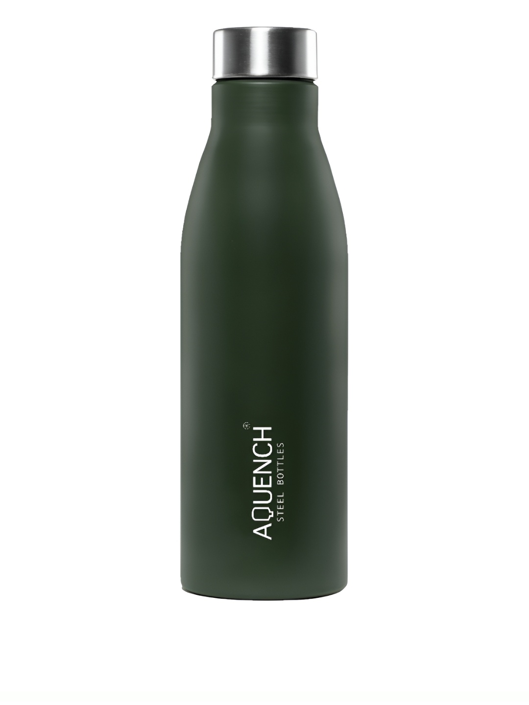 

AQUENCH Green Single Stainless Steel Solid Water Bottle 1L