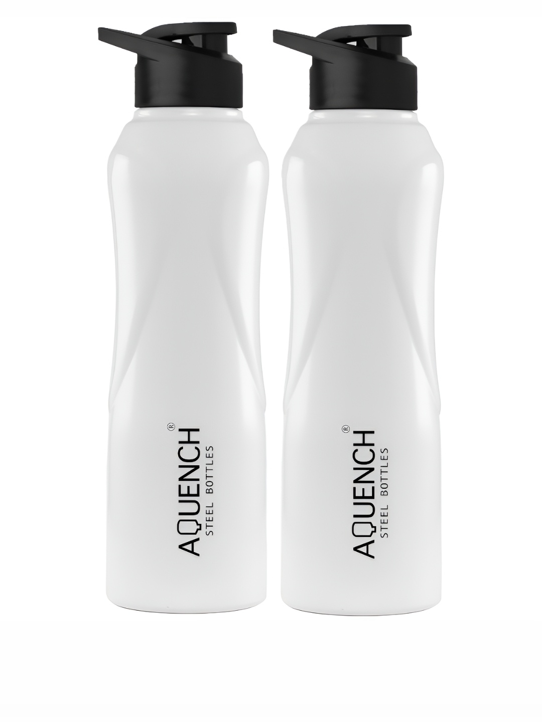 

AQUENCH White 2 Pieces Stainless Steel Solid Water Bottle