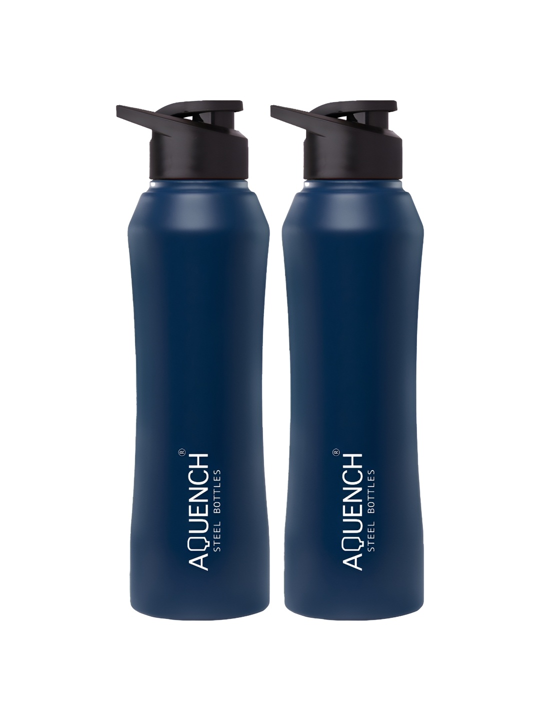 

AQUENCH Blue 2 Pieces Stainless Steel Solid Water Bottle