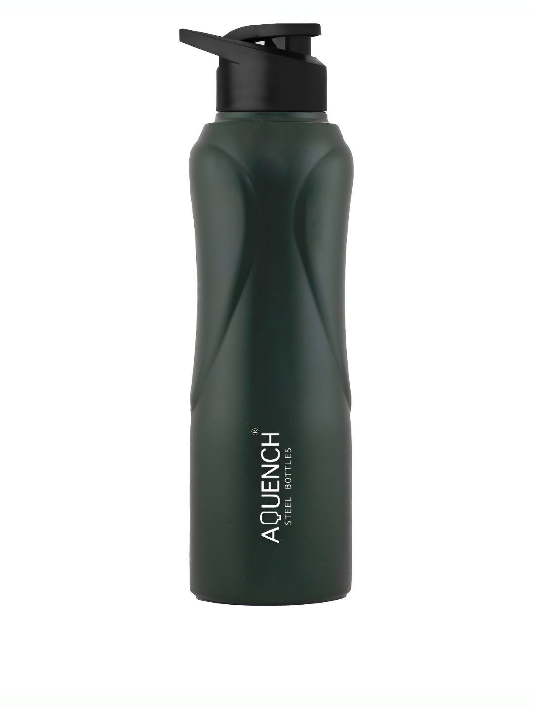 

AQUENCH Green Single Stainless Steel Solid Water Bottle 1L