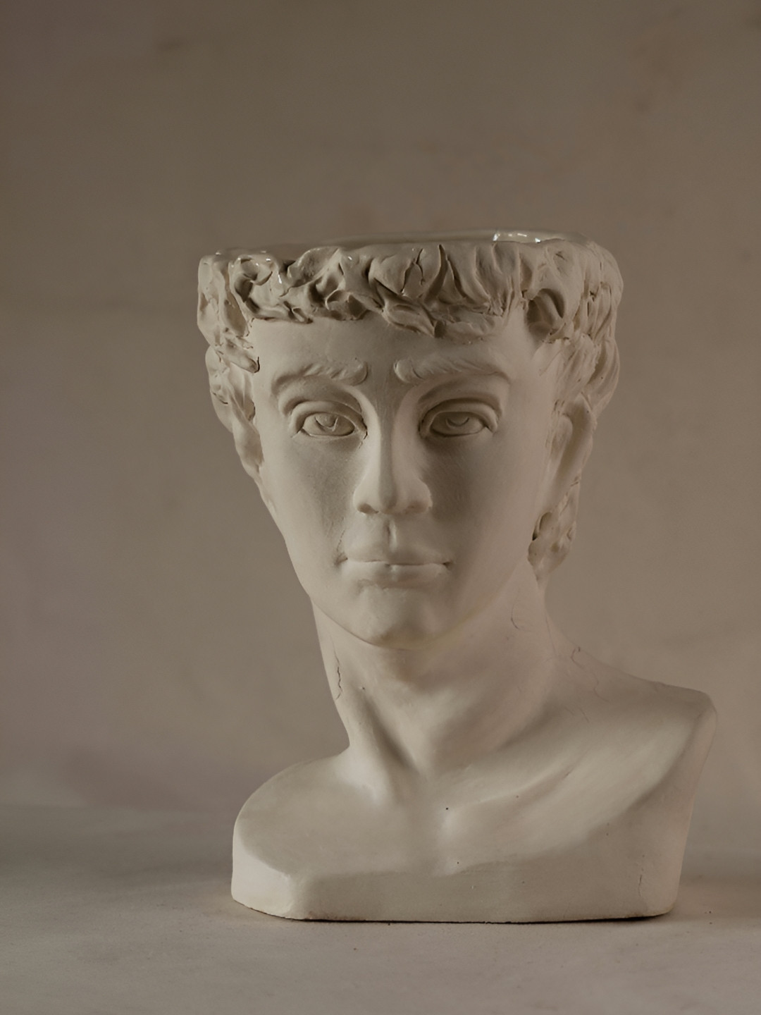 

The Orby House White David Head Ceramic Planter