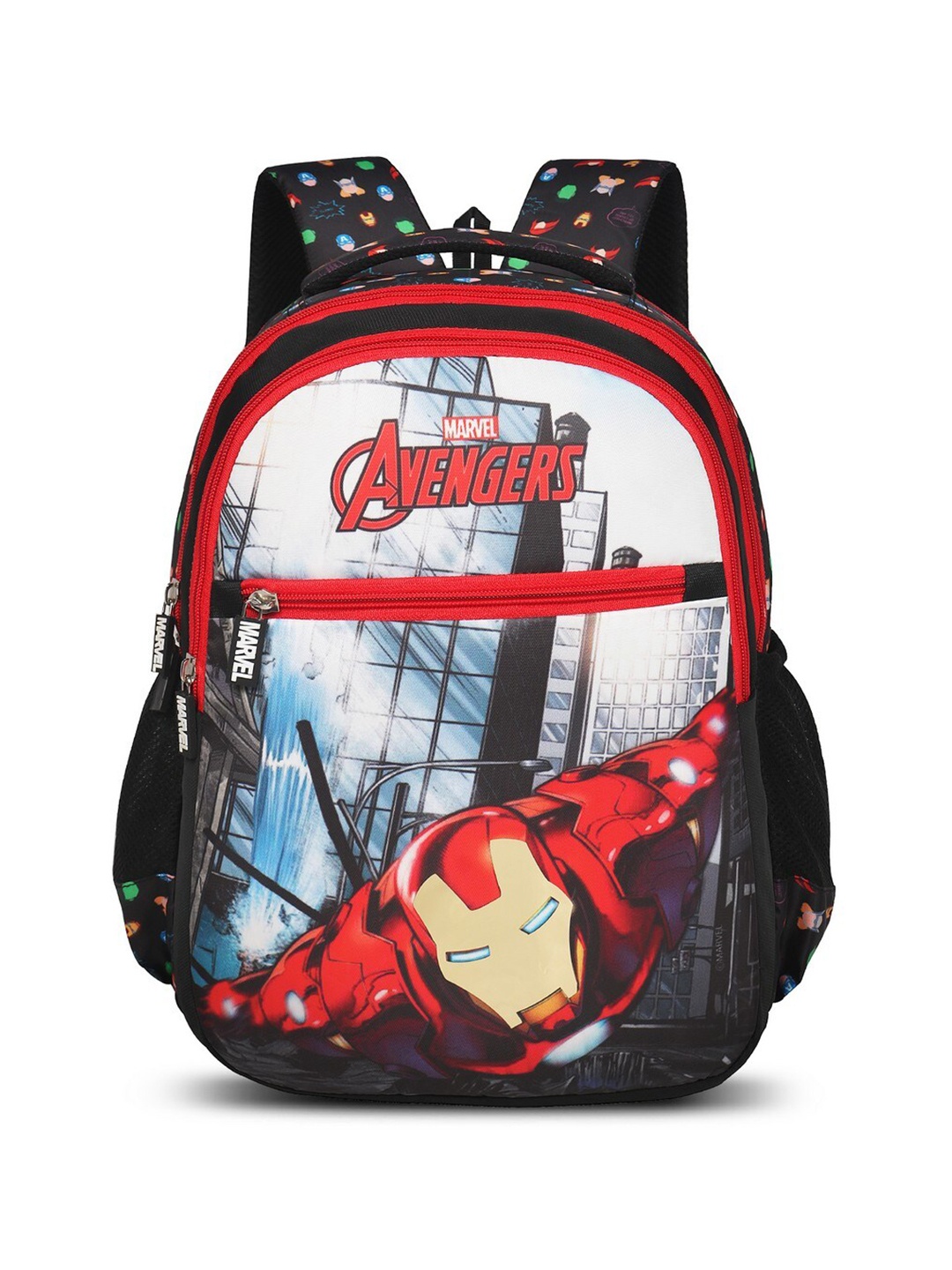 

Priority Boys Avengers Graphic Printed Backpack, Black