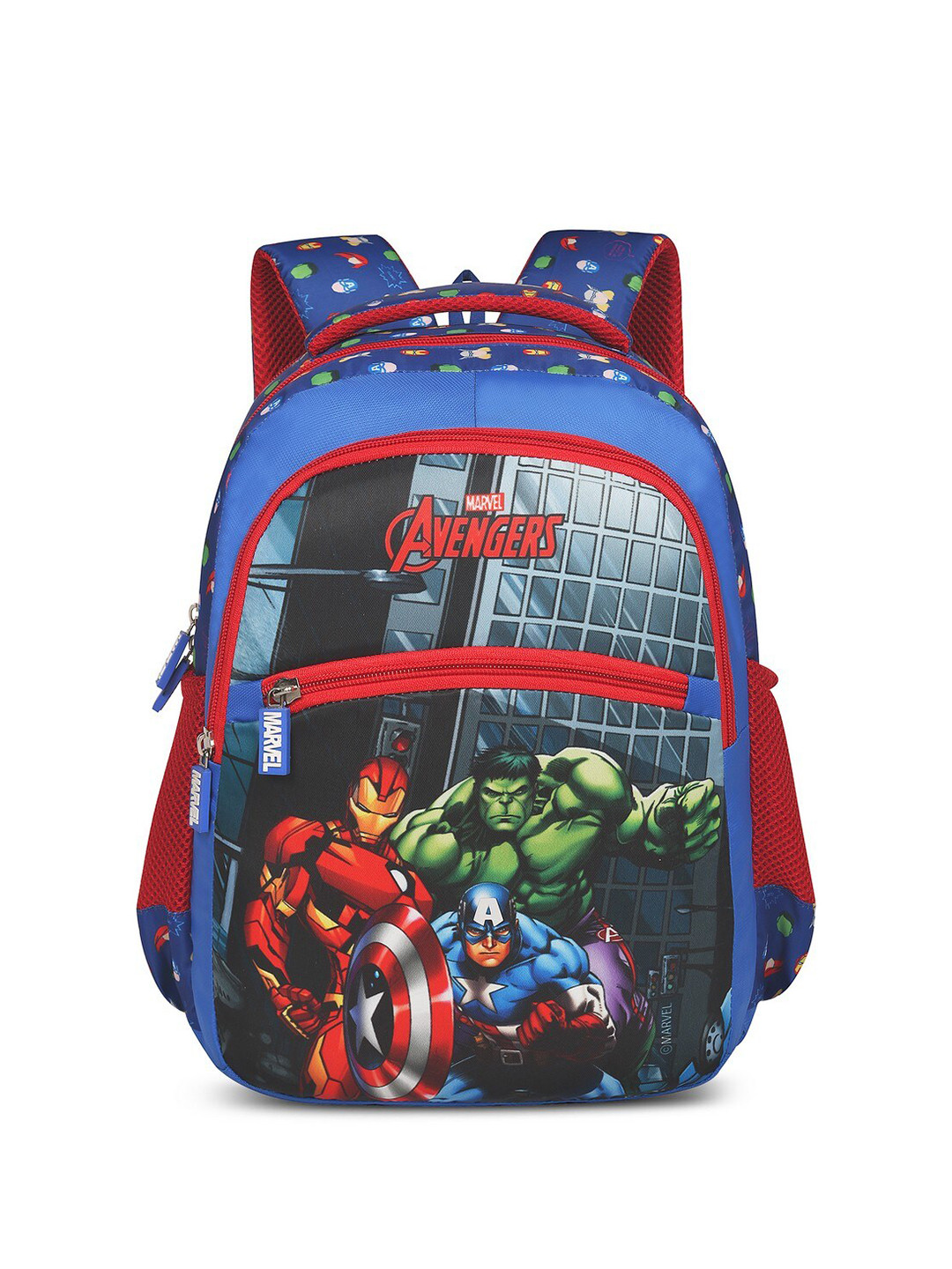 

Priority Boys Avengers Graphic Printed Backpack, Blue