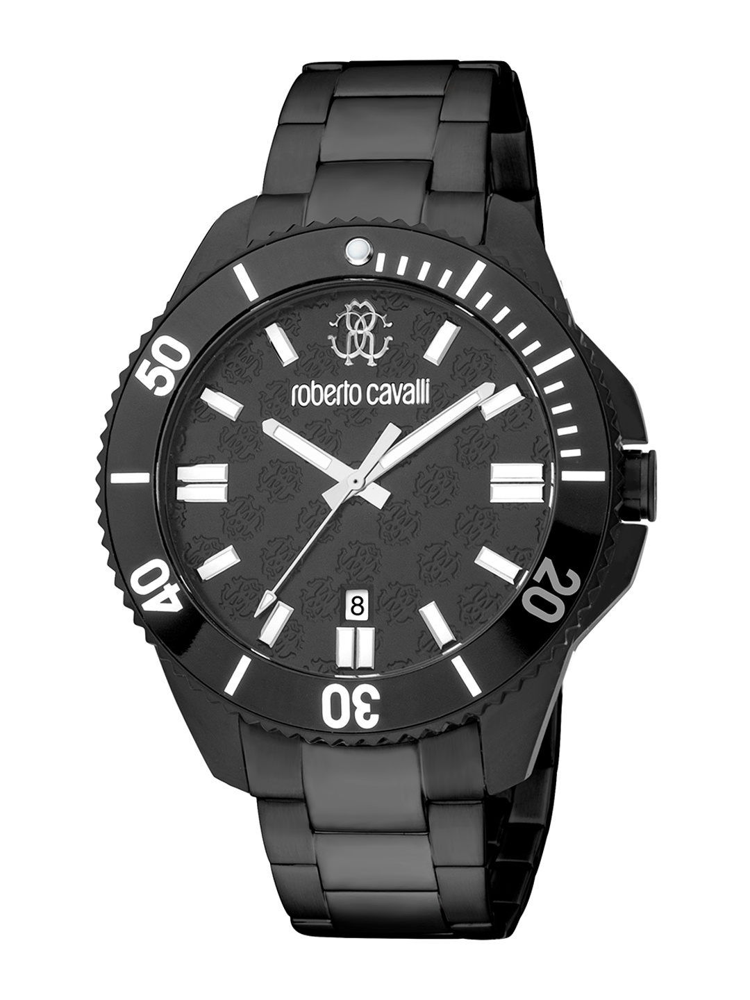 

Roberto Cavalli Men Stainless Steel Straps Analogue Watch RC5G013M0115, Black
