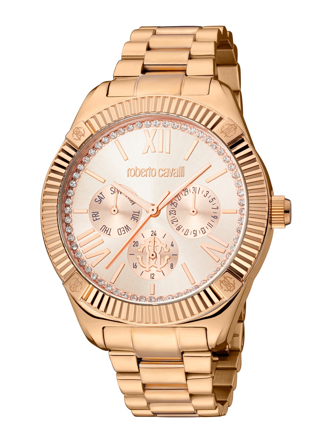 

Roberto Cavalli Women Stainless Steel Straps Analogue Watch RC5L011M0075, Rose gold