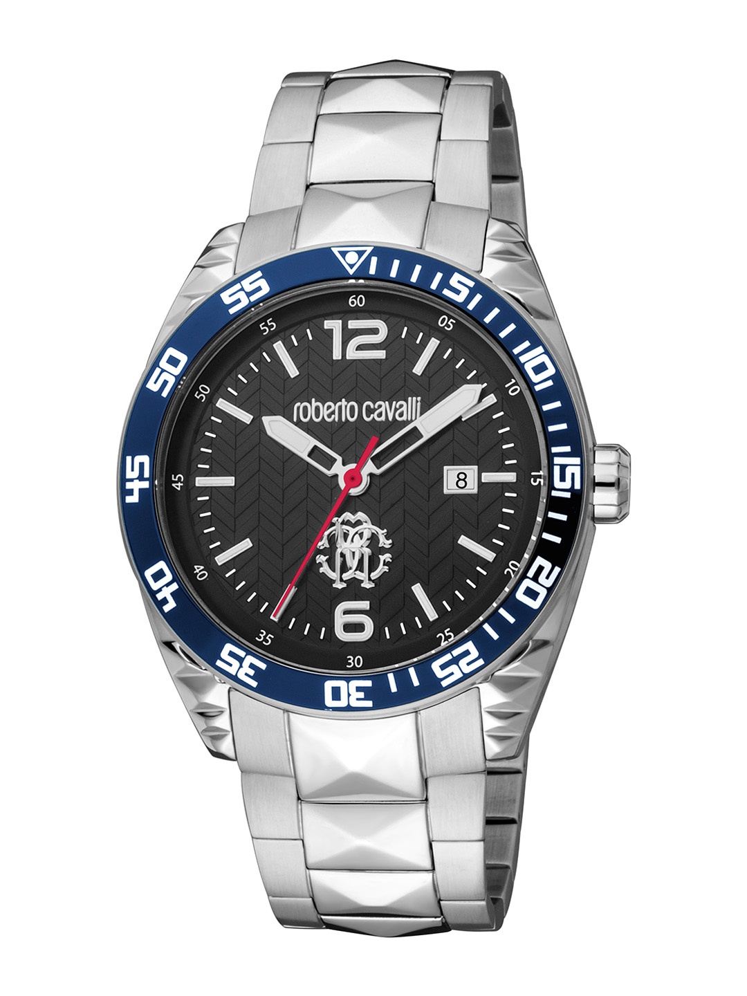 

Roberto Cavalli Men Stainless Steel Straps Analogue Watch RC5G018M0065, Silver