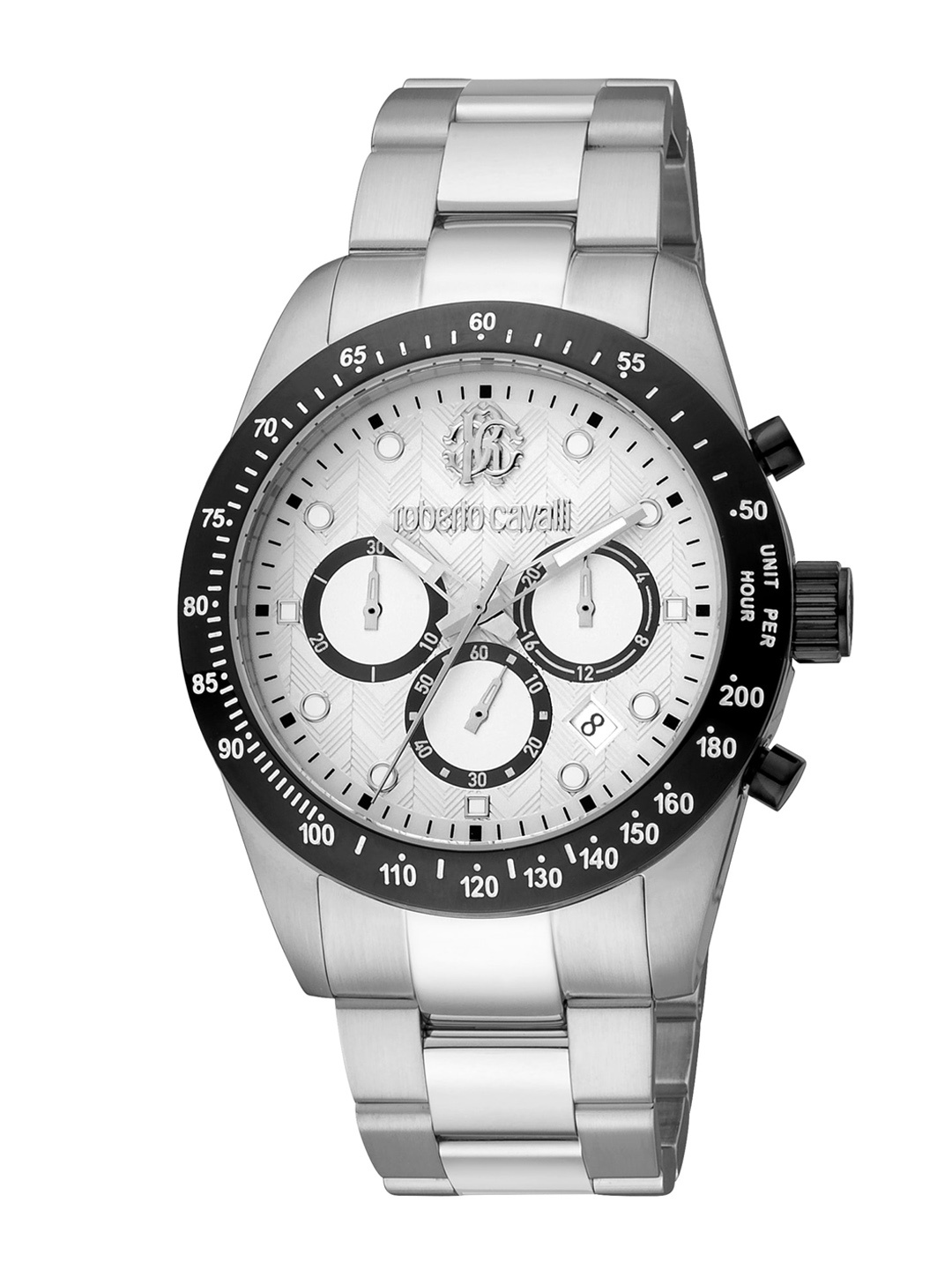 

Roberto Cavalli Men Stainless Steel Straps Analogue Watch RC5G046M0055, Silver