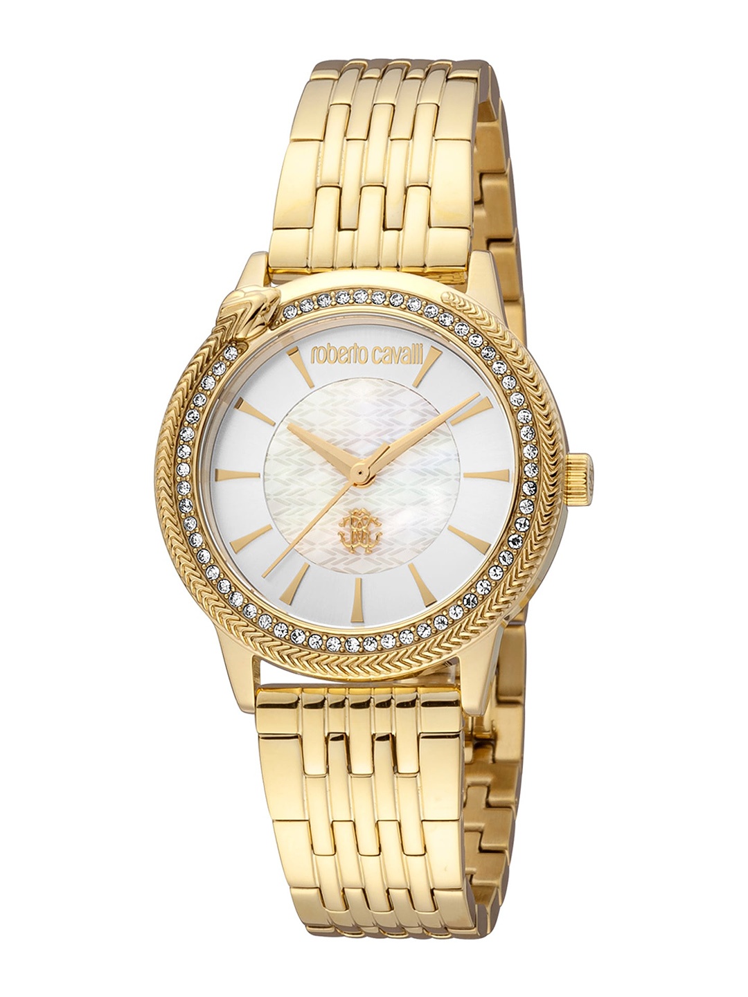 

Roberto Cavalli Women Water Resistance Stainless Steel Analogue Watch RC5L037M0055, White