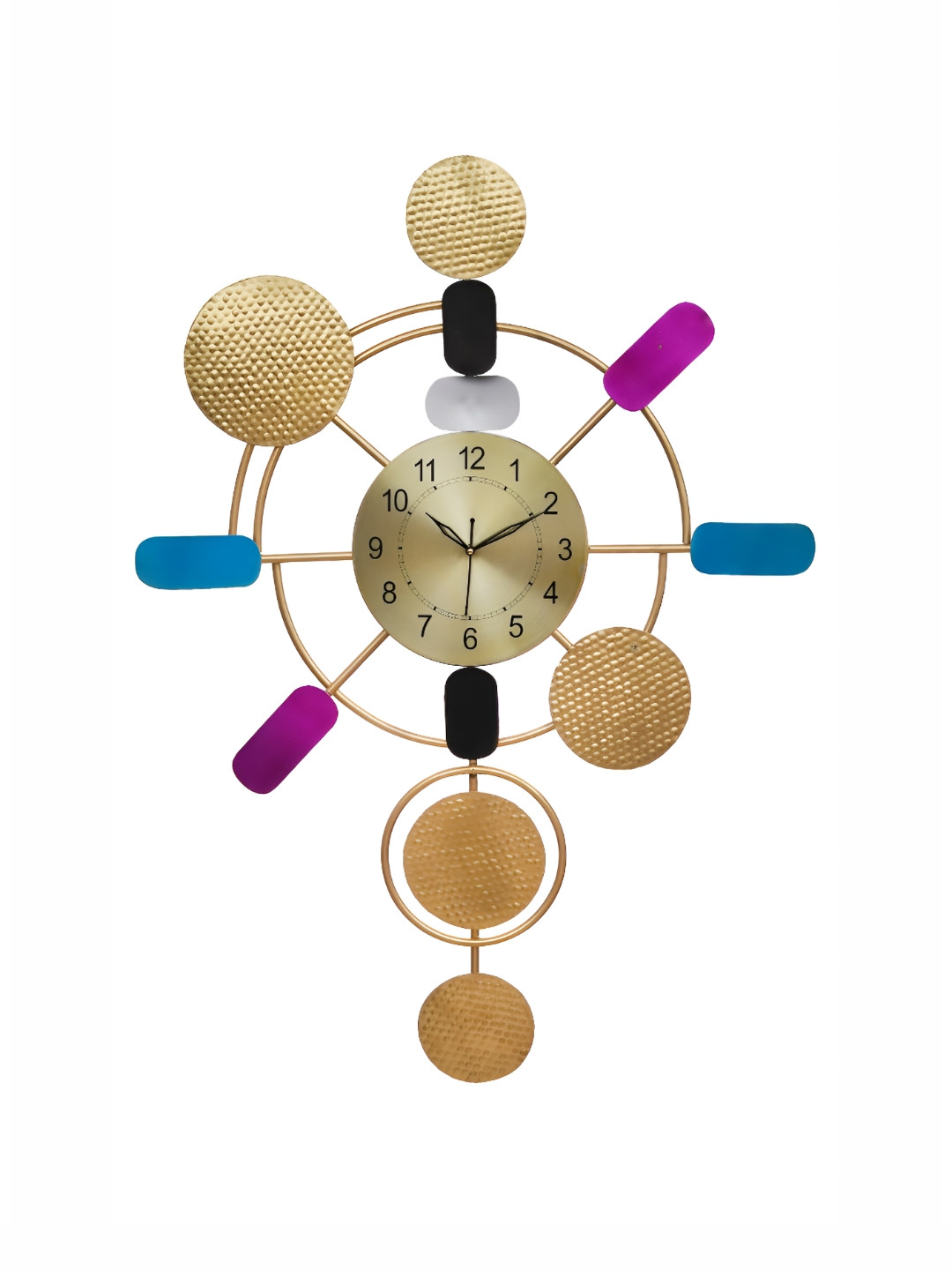 

Heritage India Gold Round Traditional Wall Clock
