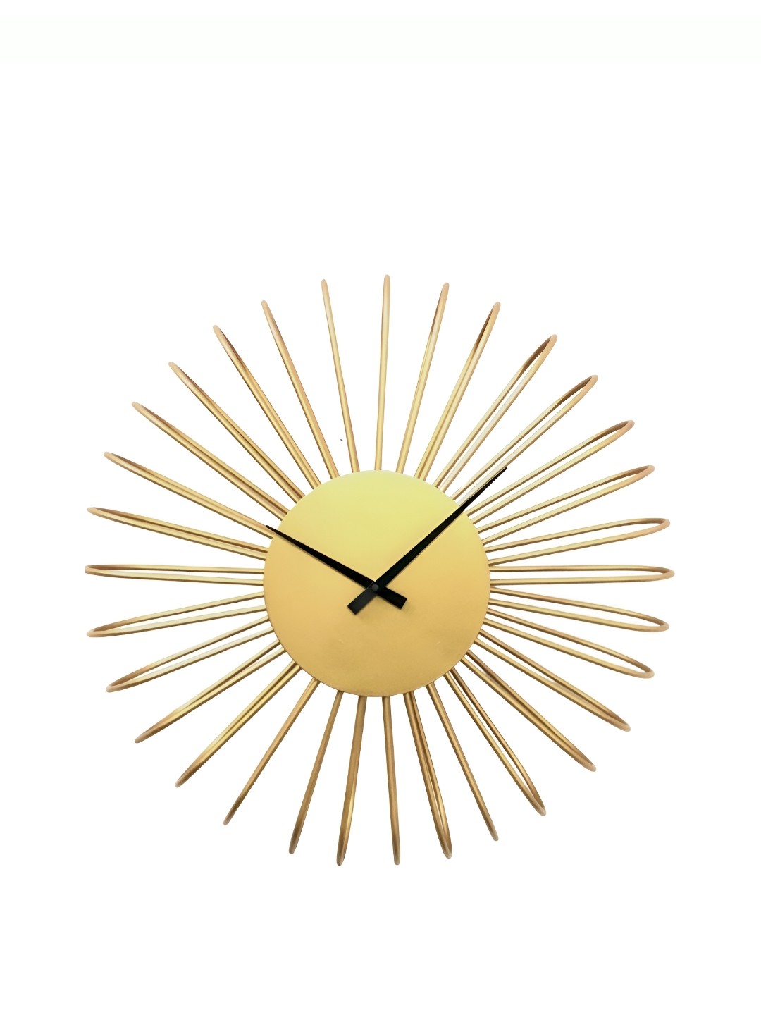 

Heritage India Gold Toned Textured Contemporary Analogue Wall Clock
