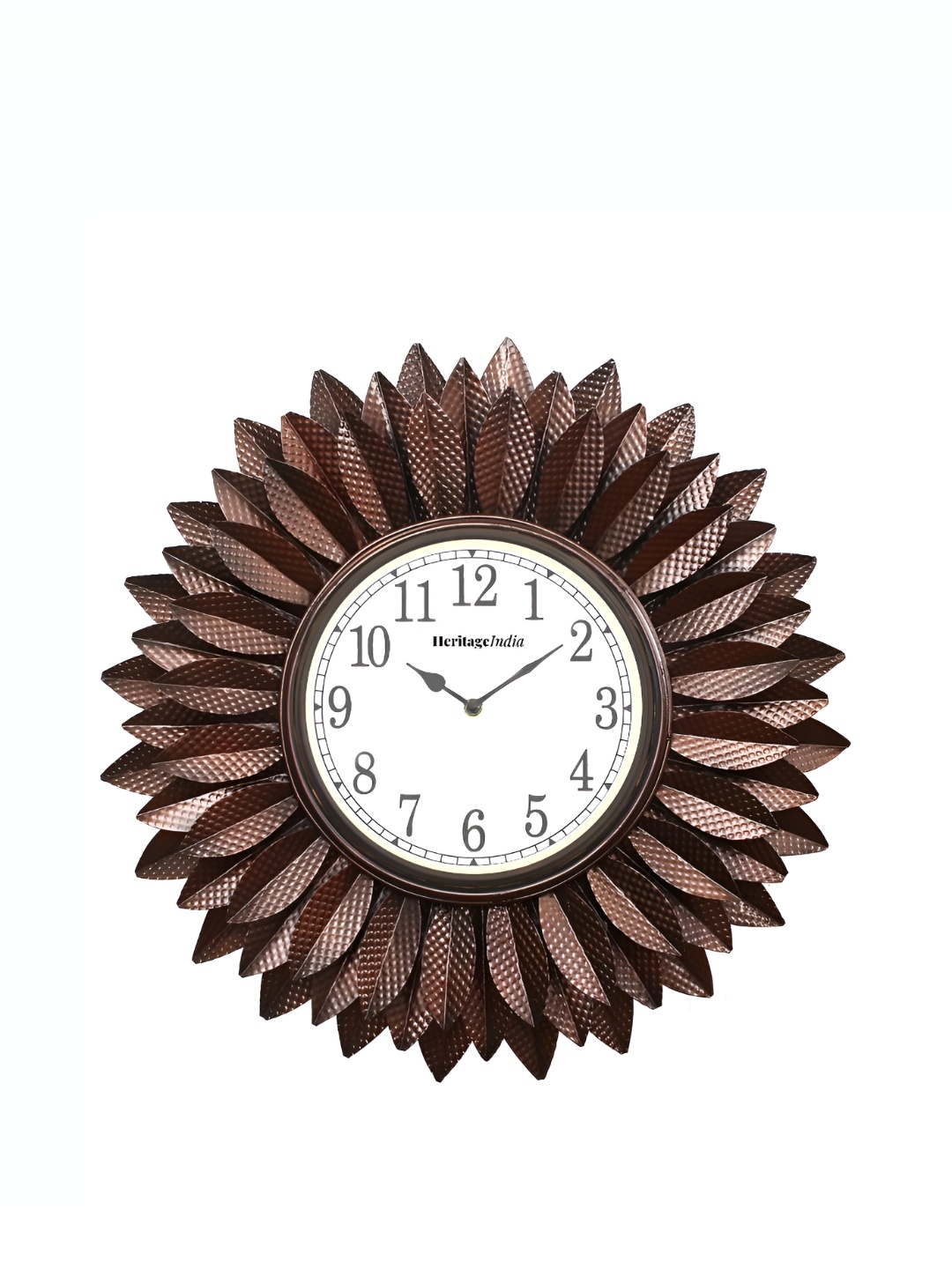 

Heritage India Brown Round Traditional Wall Clock