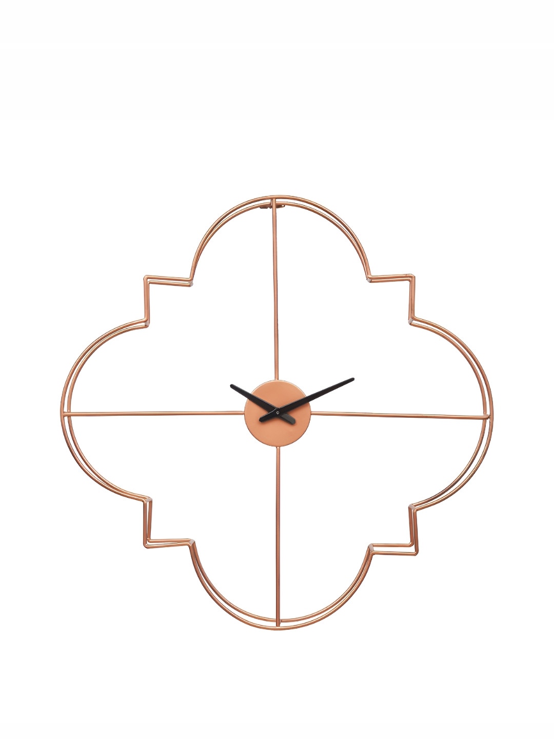 

Heritage India Gold Toned Abstract Shaped Contemporary Analogue Wall Clock