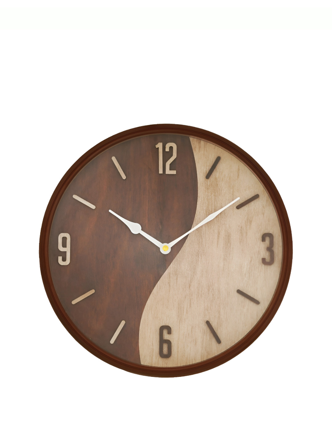 

Heritage India Brown & Beige Round Shaped Contemporary Wall Clock