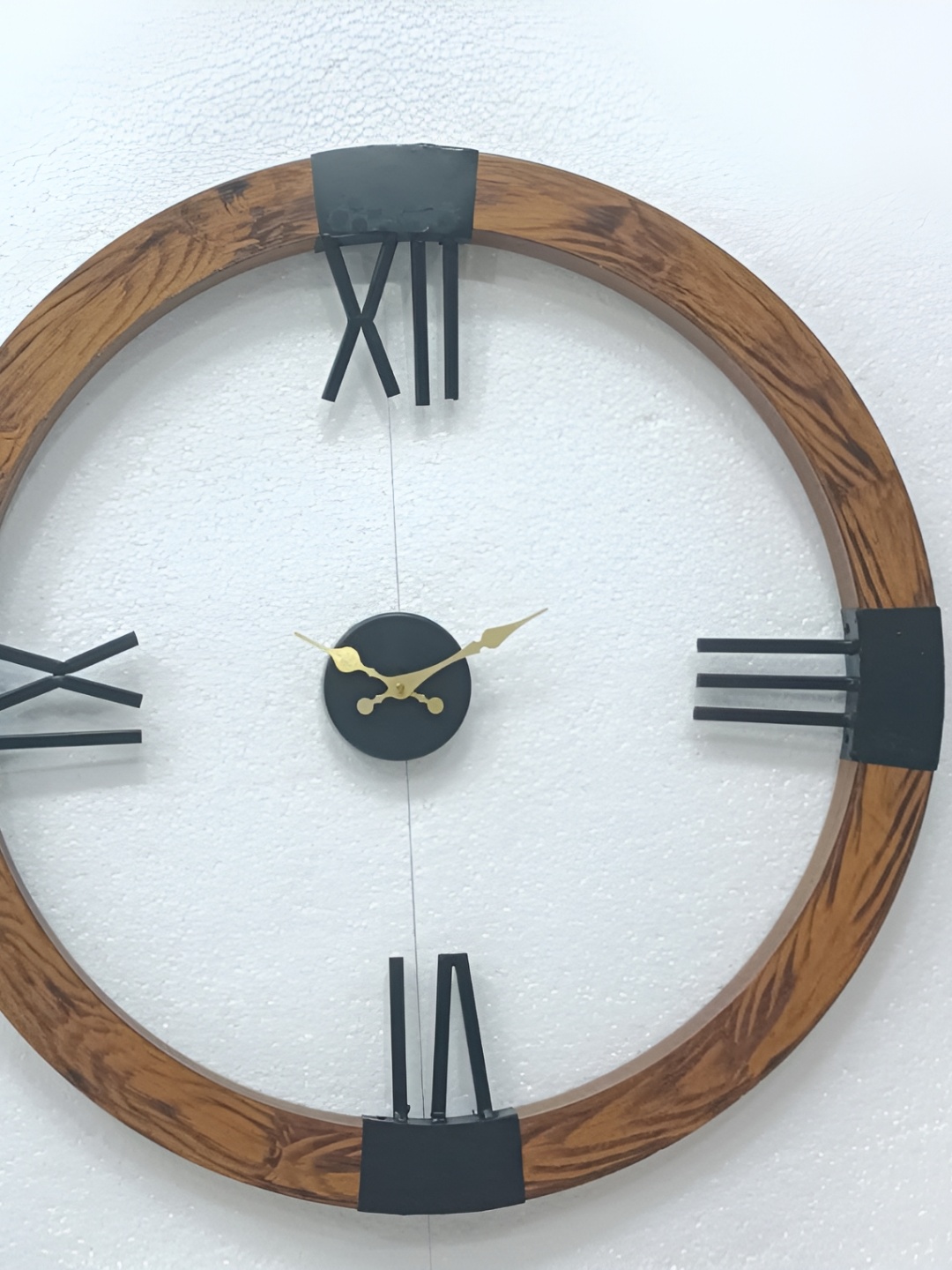 

Heritage India Brown Contemporary Wall Clock