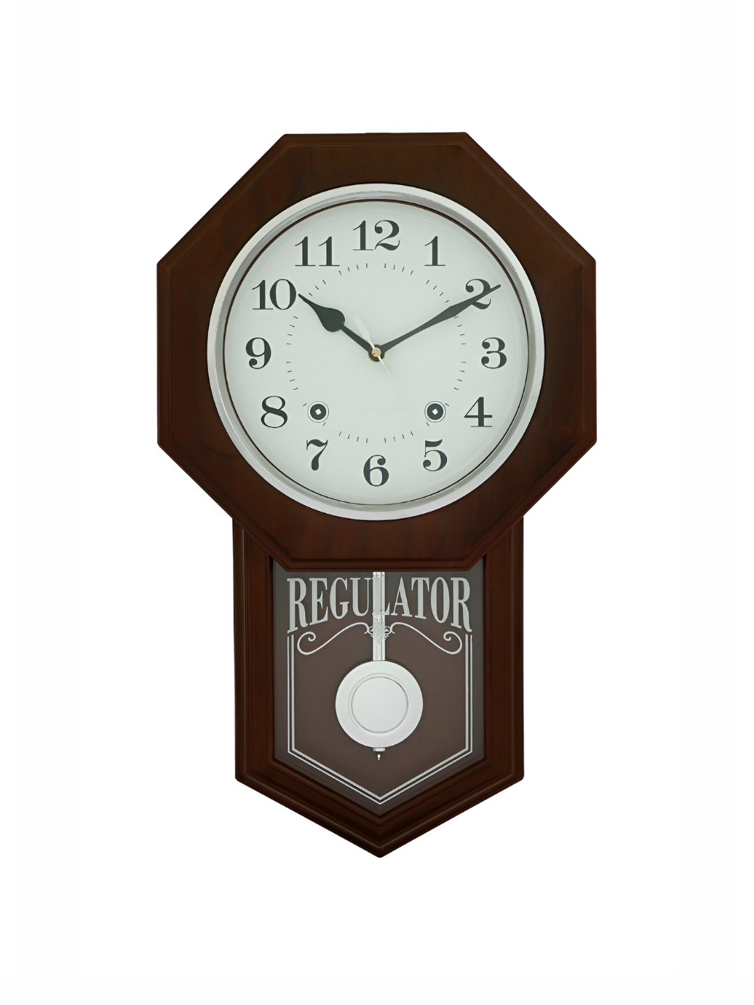 

Heritage India Brown Contemporary Round Wall Clock